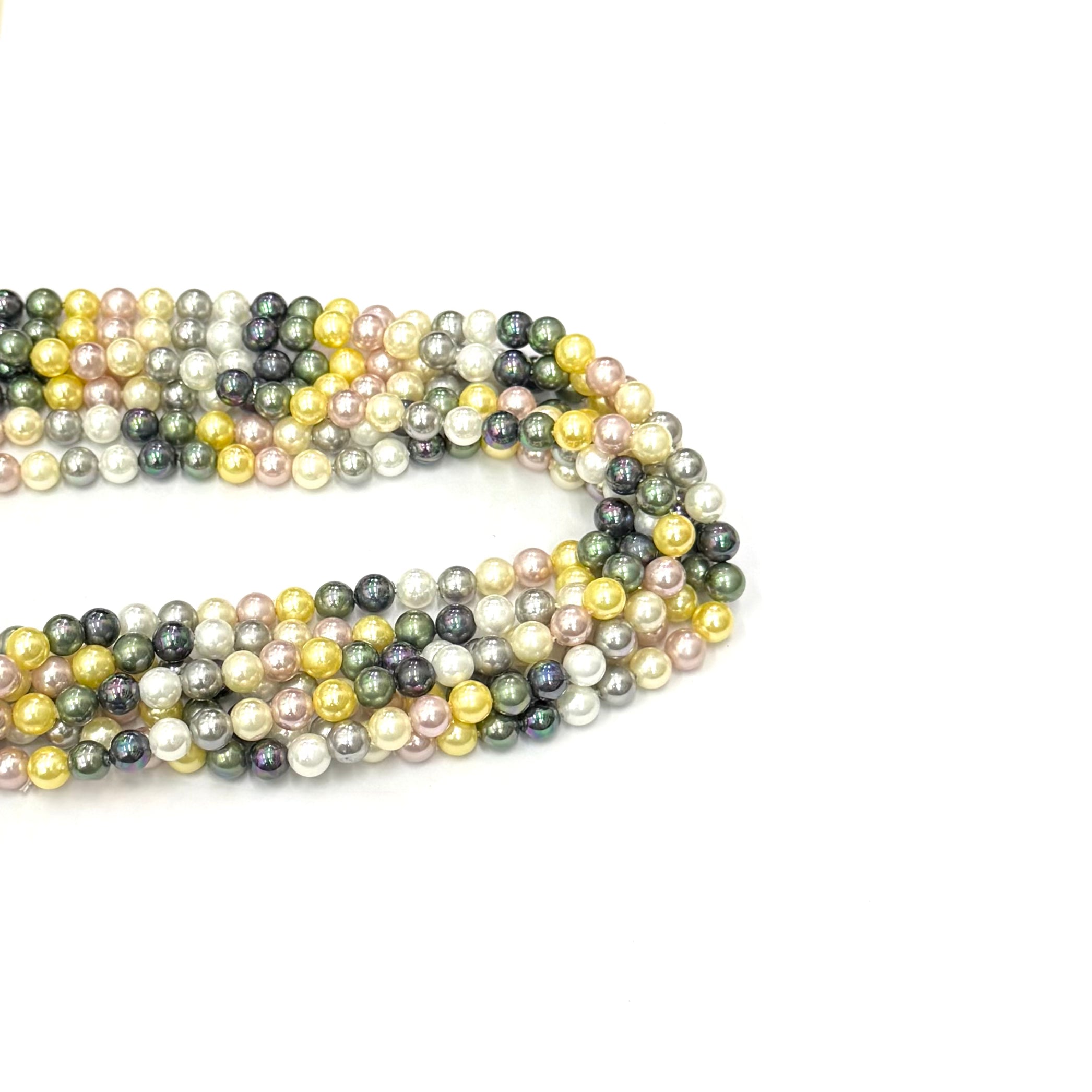 PERLA SHELL | MIX VERDE AMARILLO ROSA