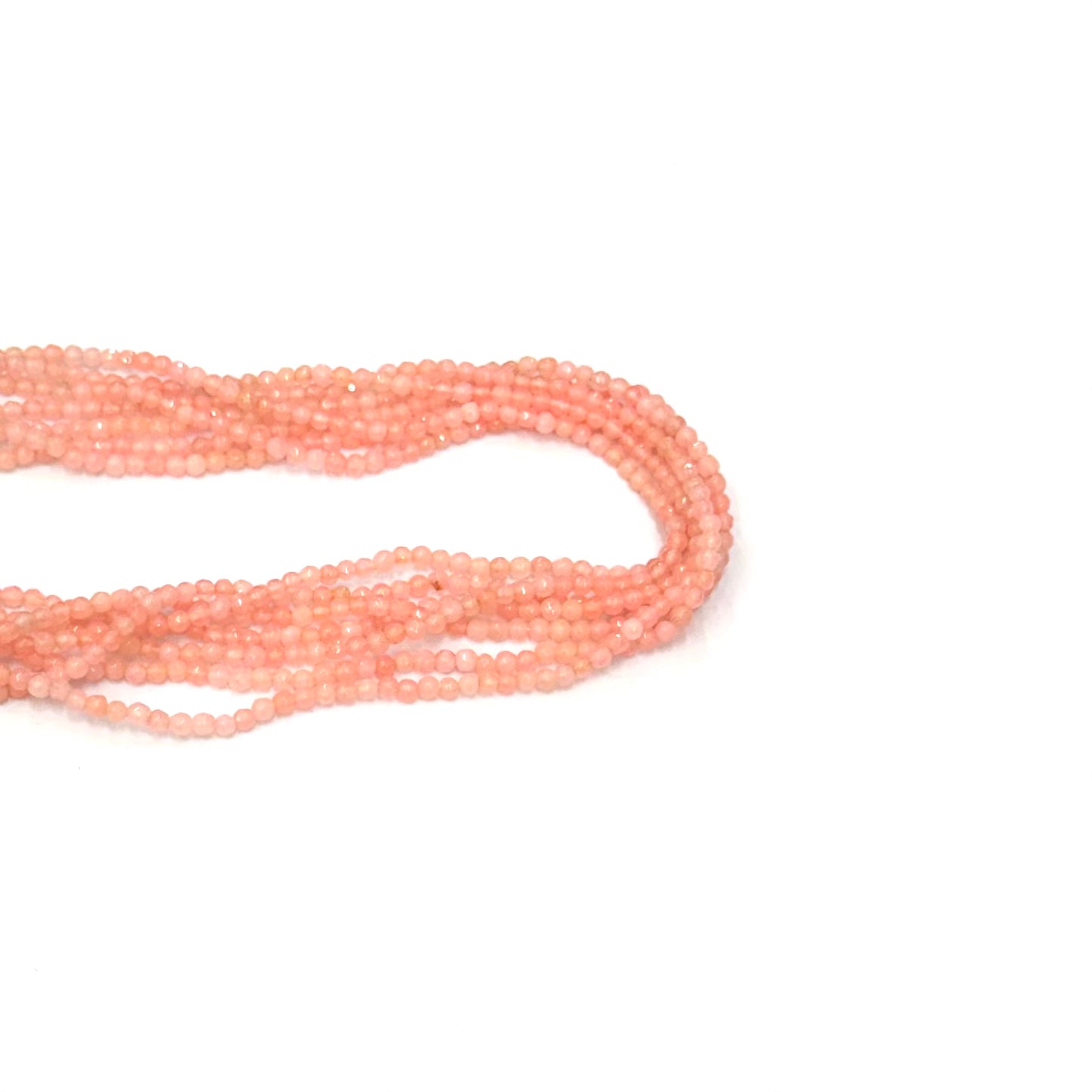 AGATA FACETADA | 3MM | SALMON
