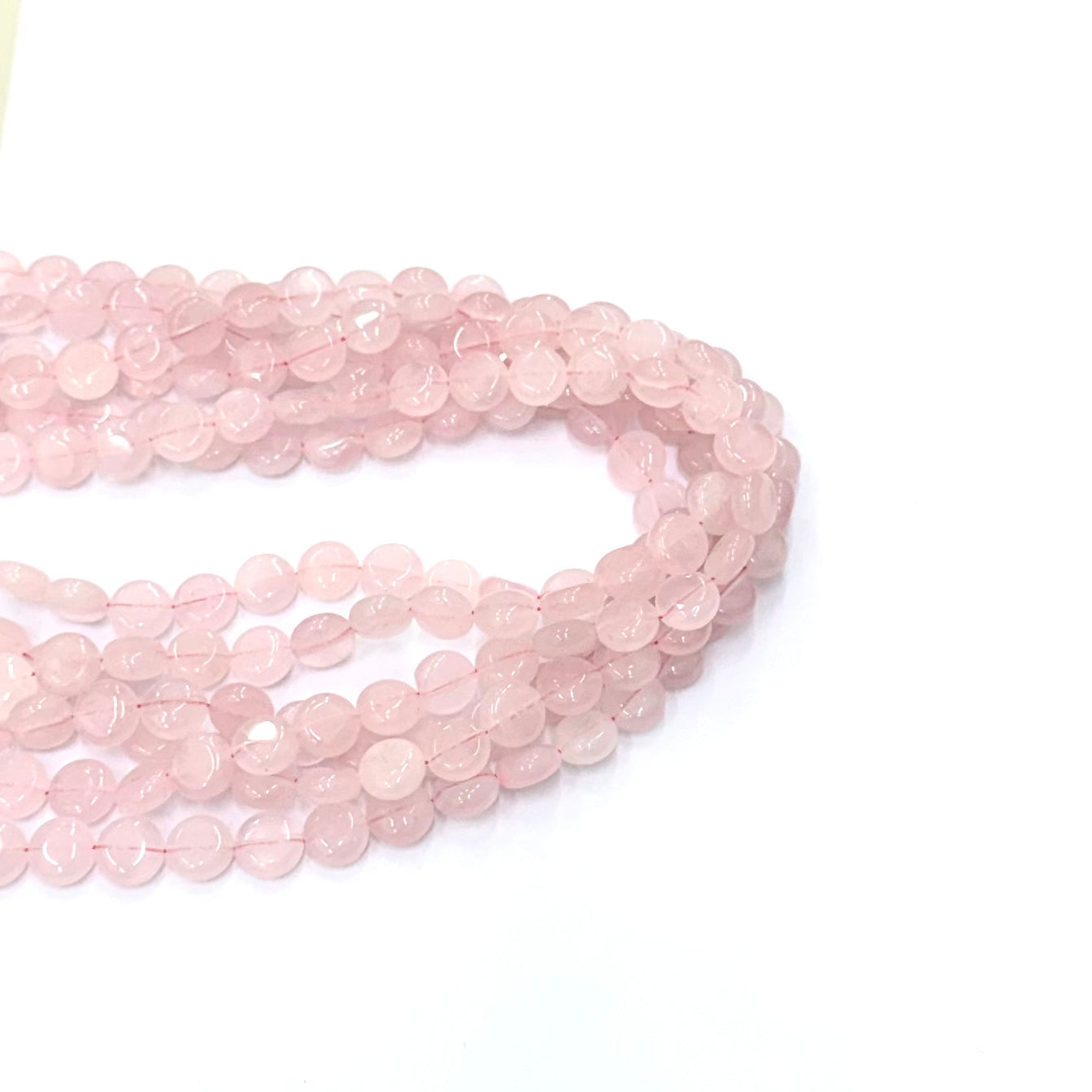 CUARZO ROSADO | COIN | 10MM X 4MM