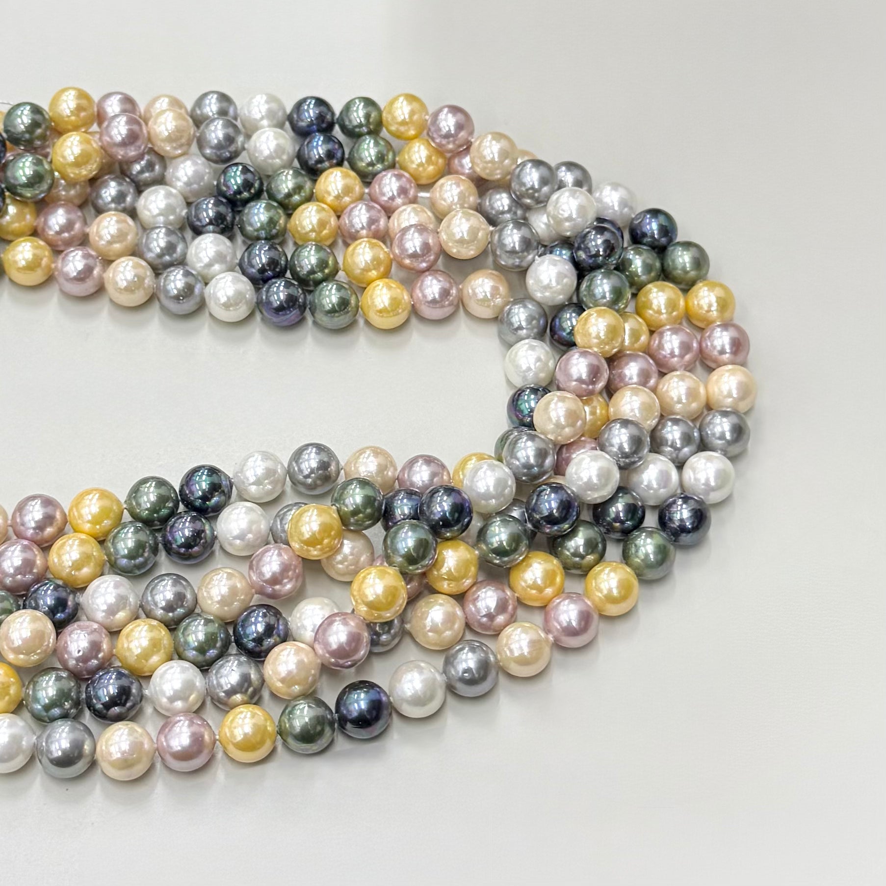 PERLA SHELL | MIX VERDE AMARILLO ROSA