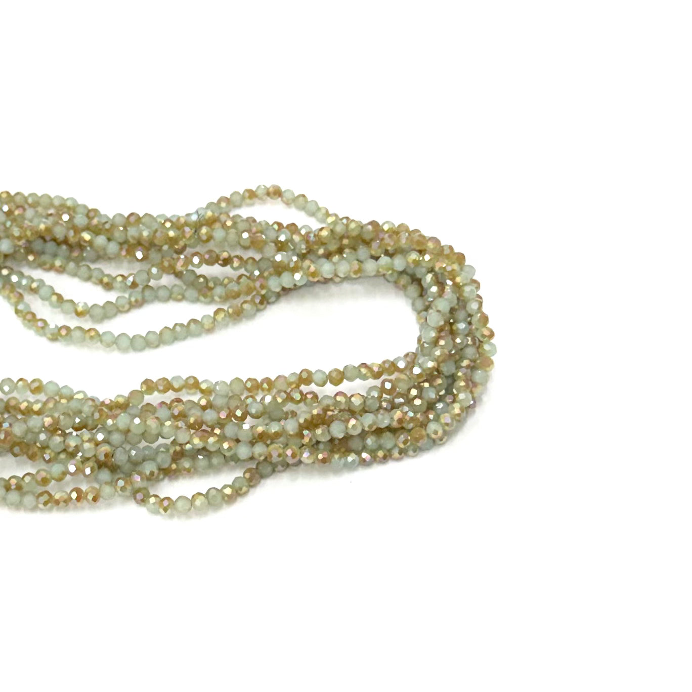 CRISTAL CHATO | 4MM | BICOLOR CELESTE VIEJO DORADO