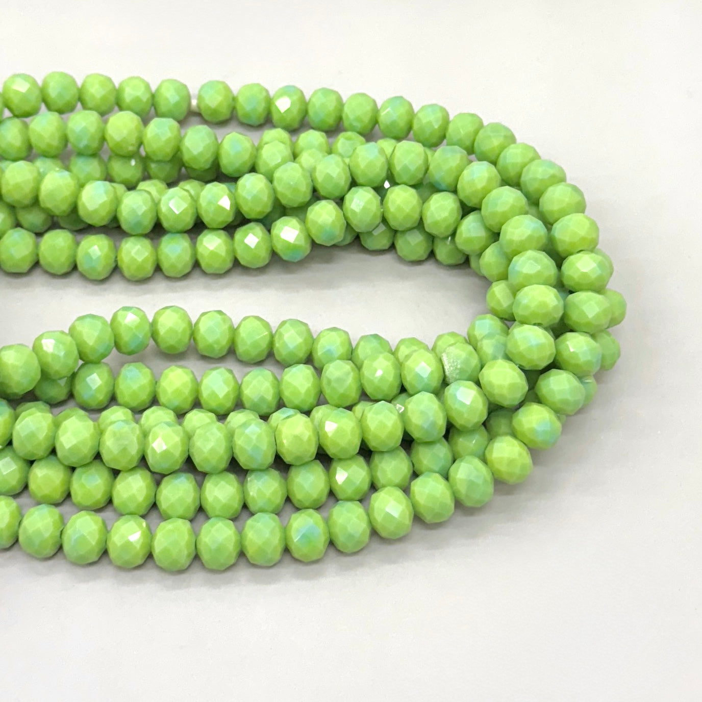 CRISTAL CHATO | 10 MM | VERDE MATTE MATIZADO CON CELESTE