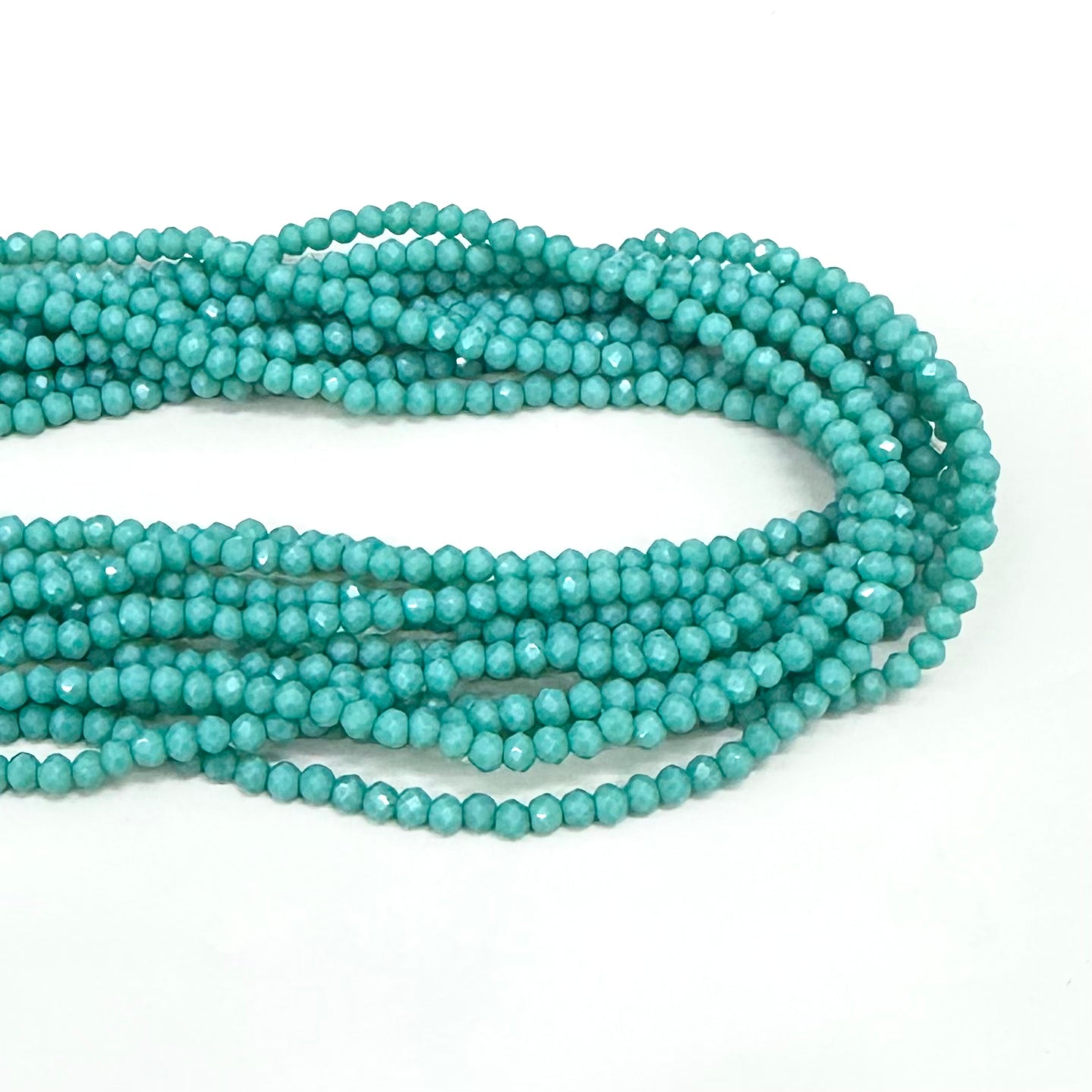 CRISTAL CHATO | 3.3MM | VERDE TURQUESA MATTE