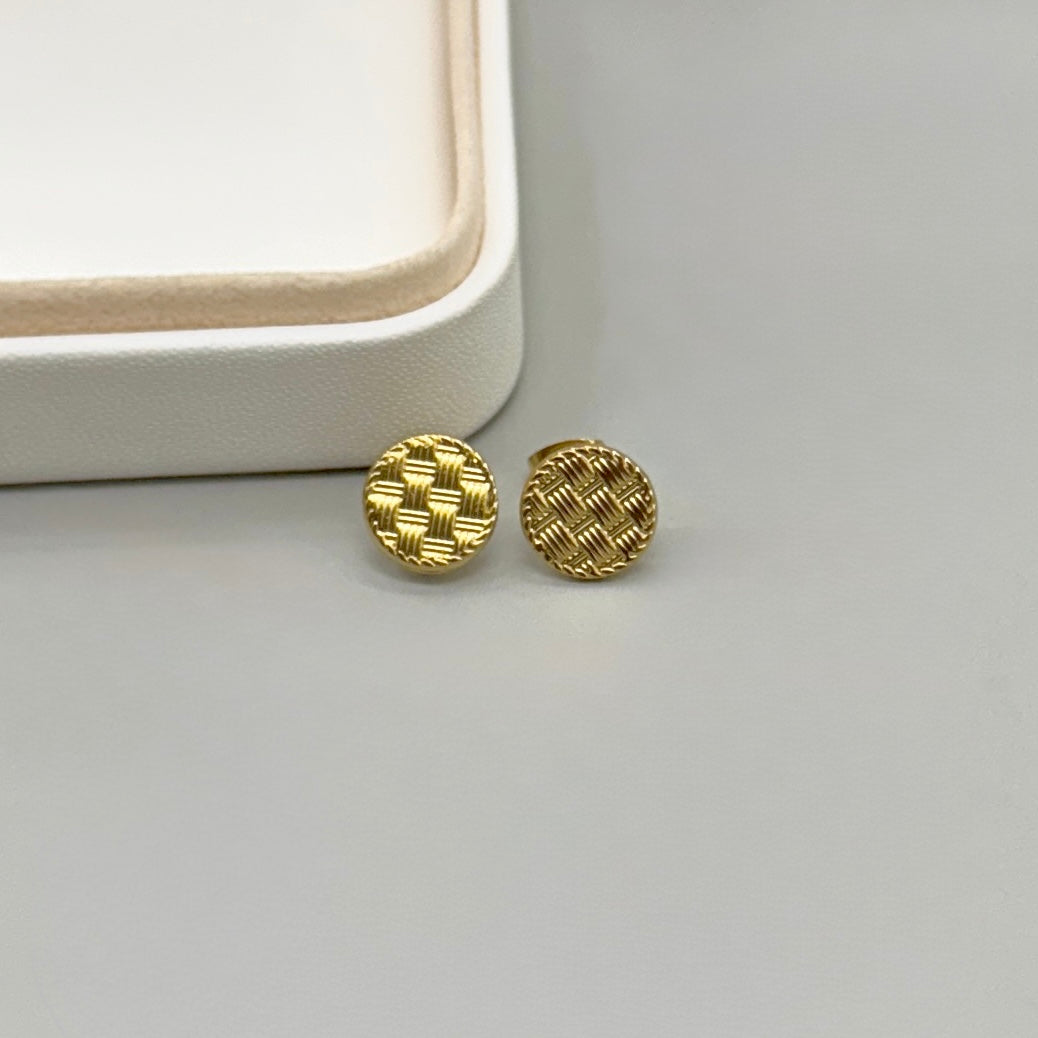 BASE DE ARO | CIRCULO DISEÑO TEJIDO | ACERO | 11MM