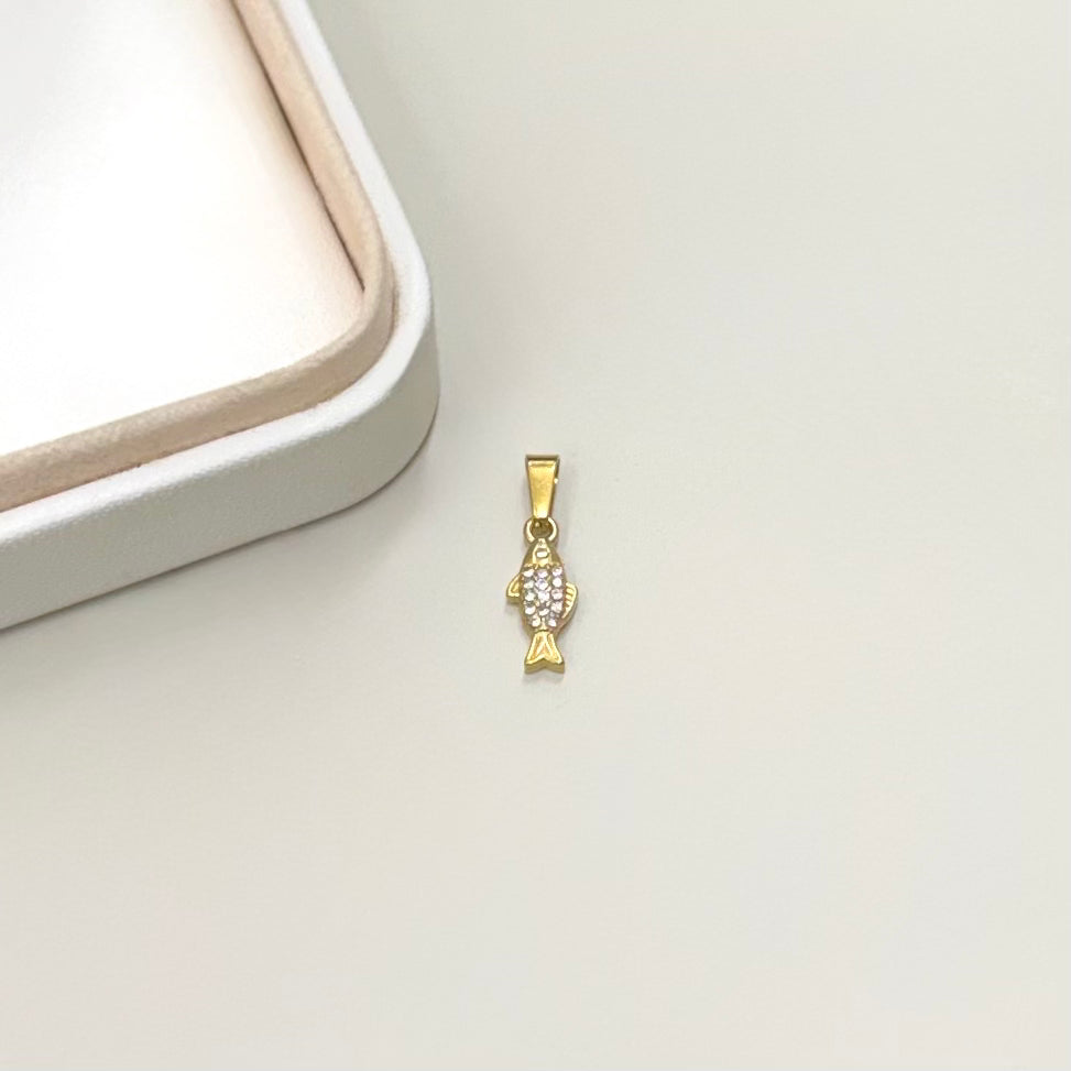 COLGANTE PEZ | BAÑO DE ORO