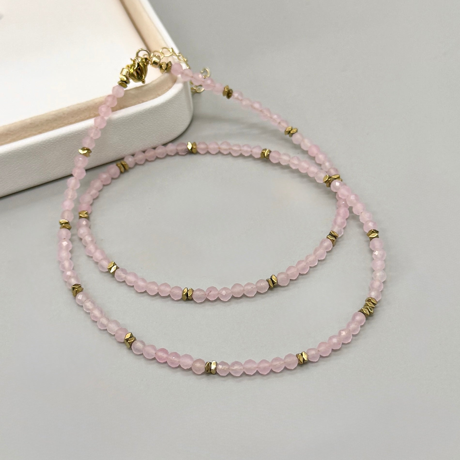 COLLAR | CUARZO ROSADO