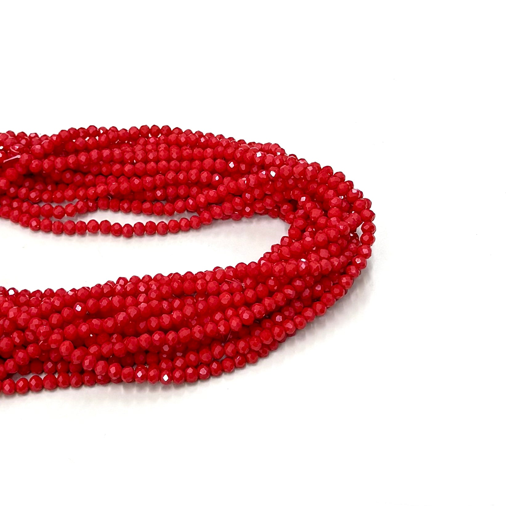 CRISTAL CHATO | 4.4MM | MATTE ROJO