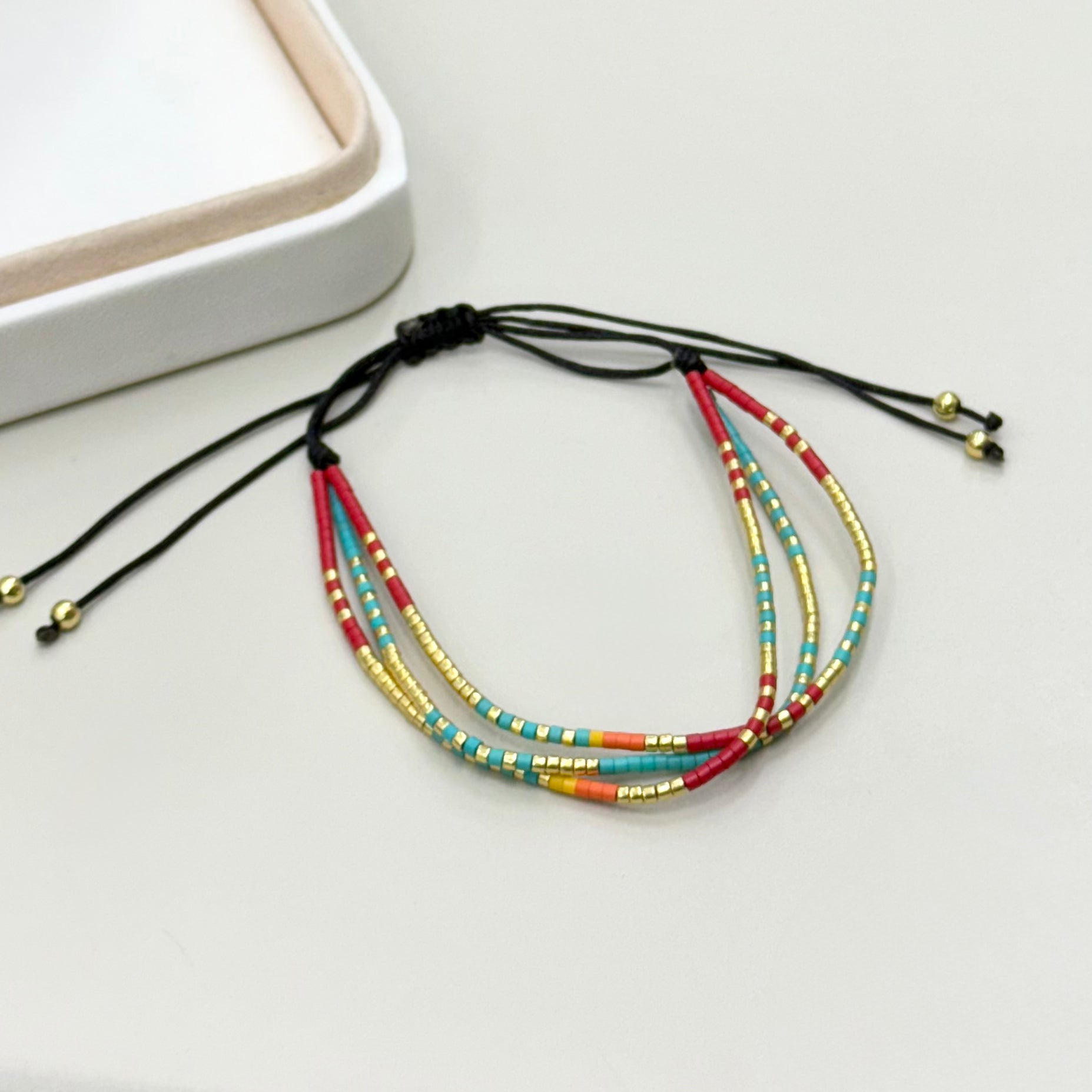 PULSERA TRIPLE MIX COLORES | LUNAM