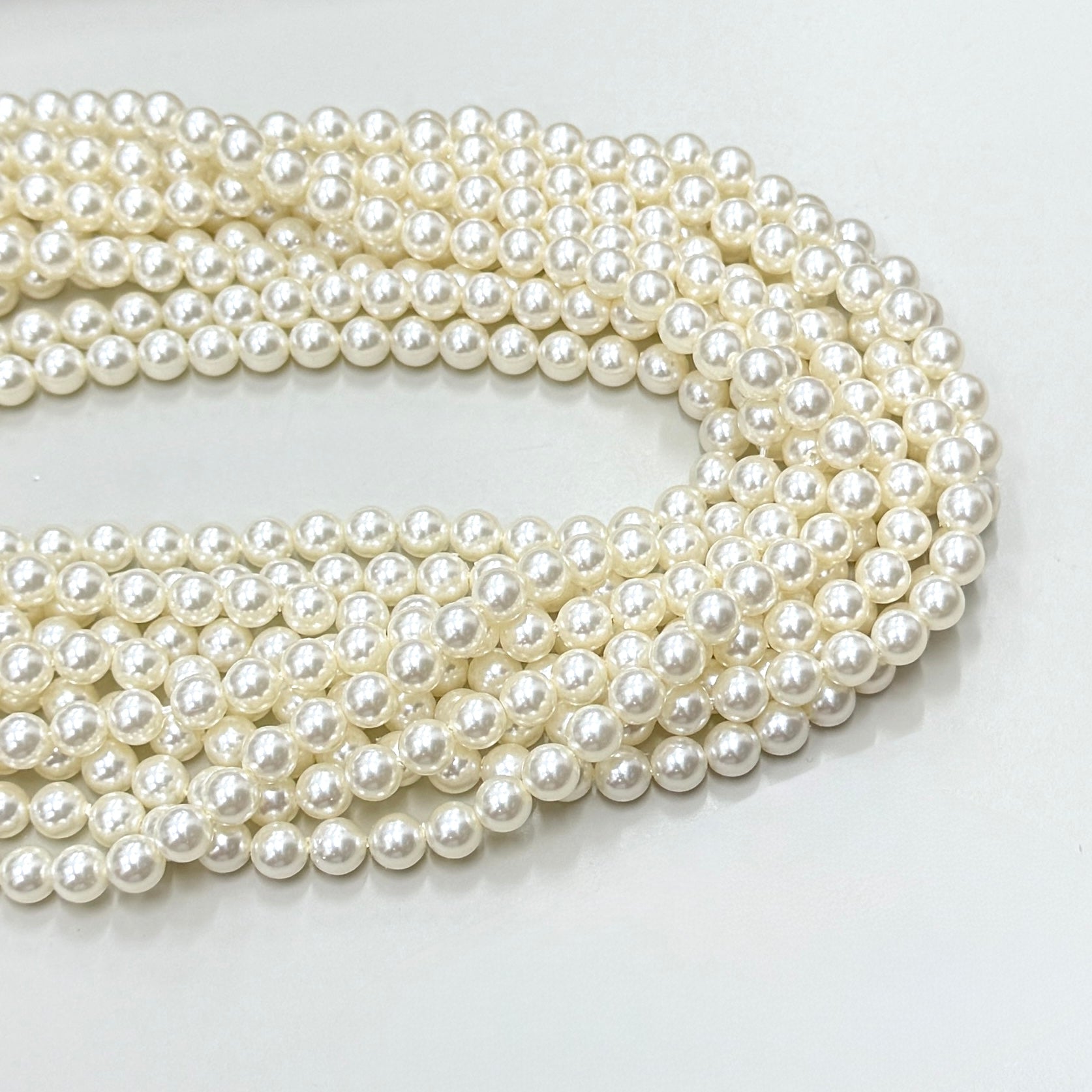 PERLA SHELL | 6MM | CREMA