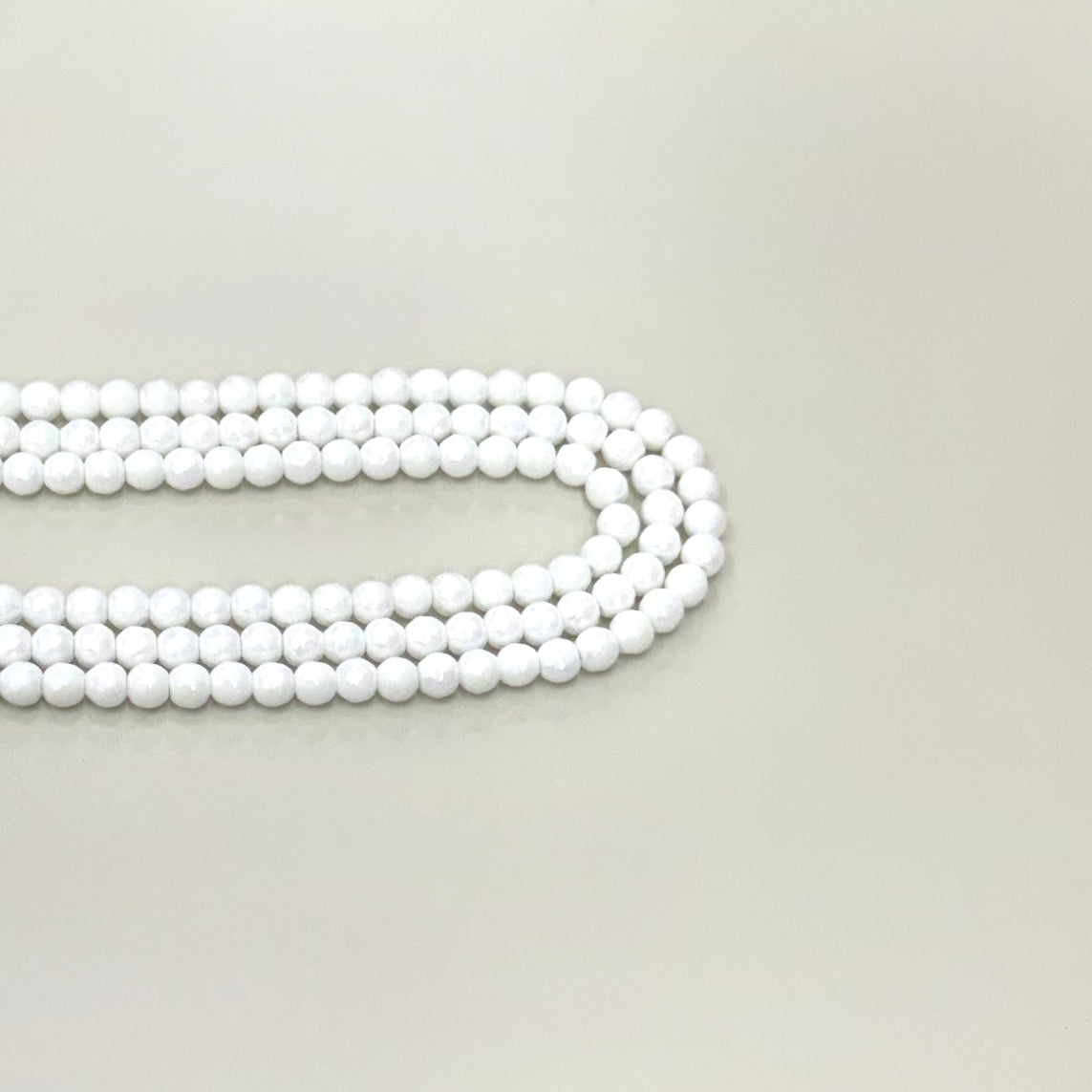 AGATA FACETADA TORNASOL | BLANCO