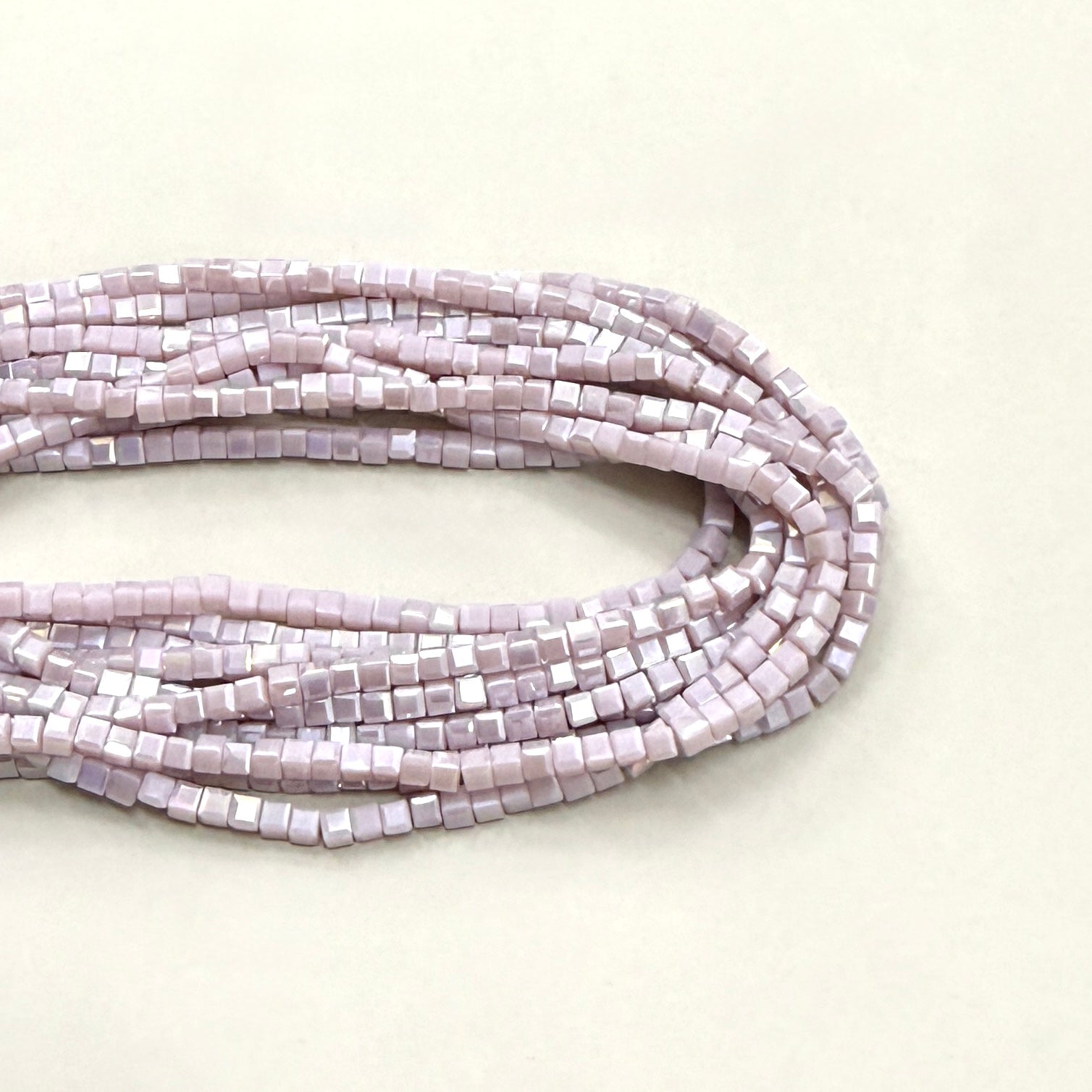 CRISTAL CUADRADO | 3MM | MALVA CLARA TORNASOL