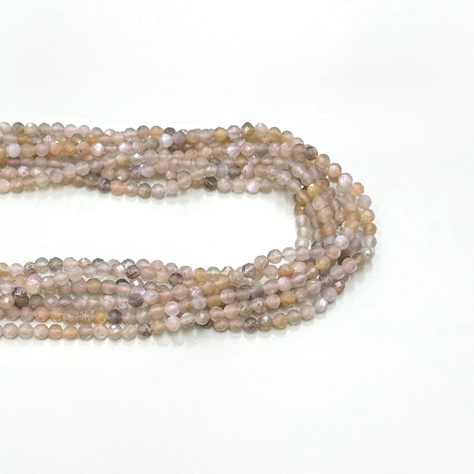 PIEDRAS NATURALES | MINI | MOON STONE | 3.9MM (1-16B)