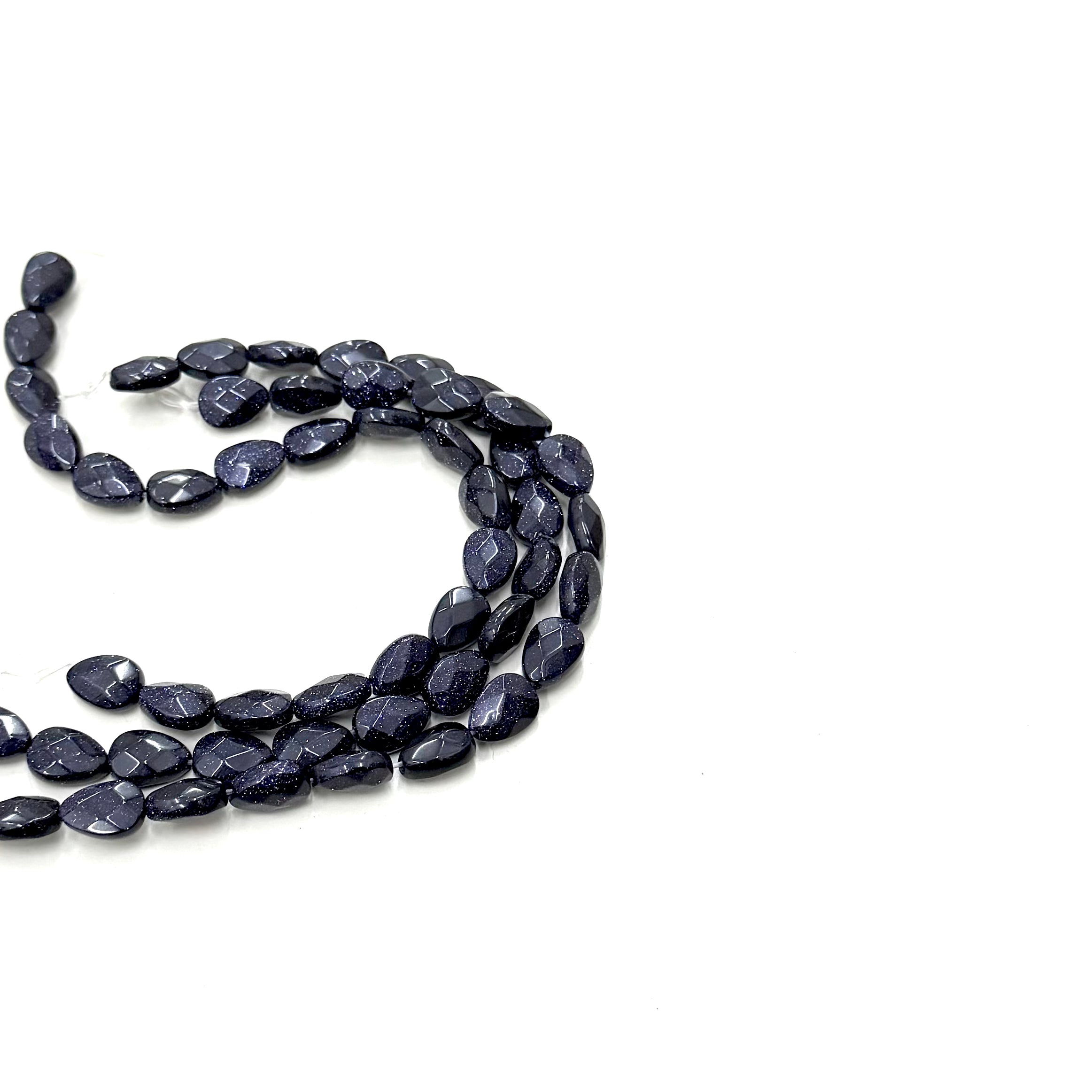 PIEDRAS | GOTA FACETADA PLANA| 8X11MM