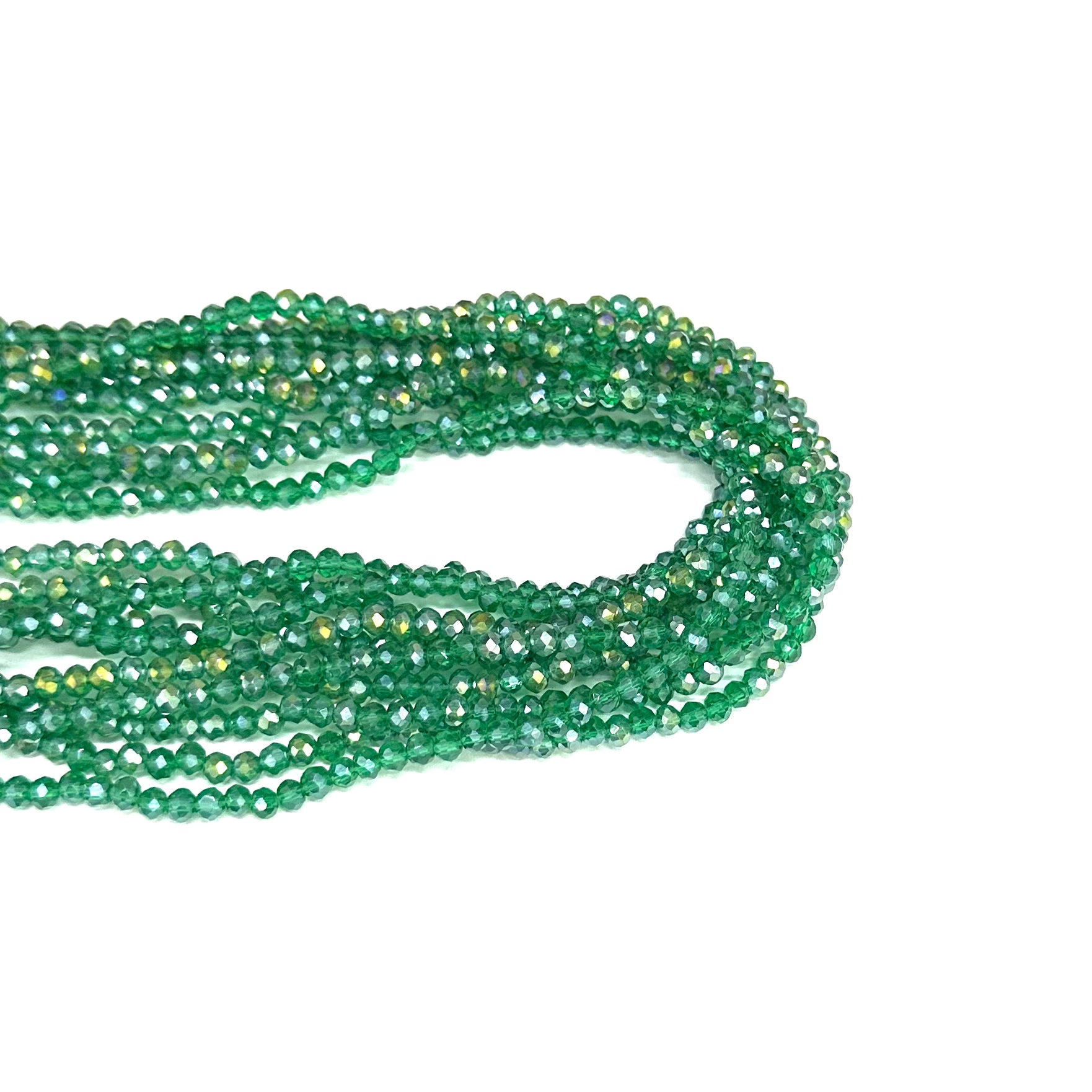 CRISTAL CHATO | 4MM | TORNASOL VERDE NAVIDAD