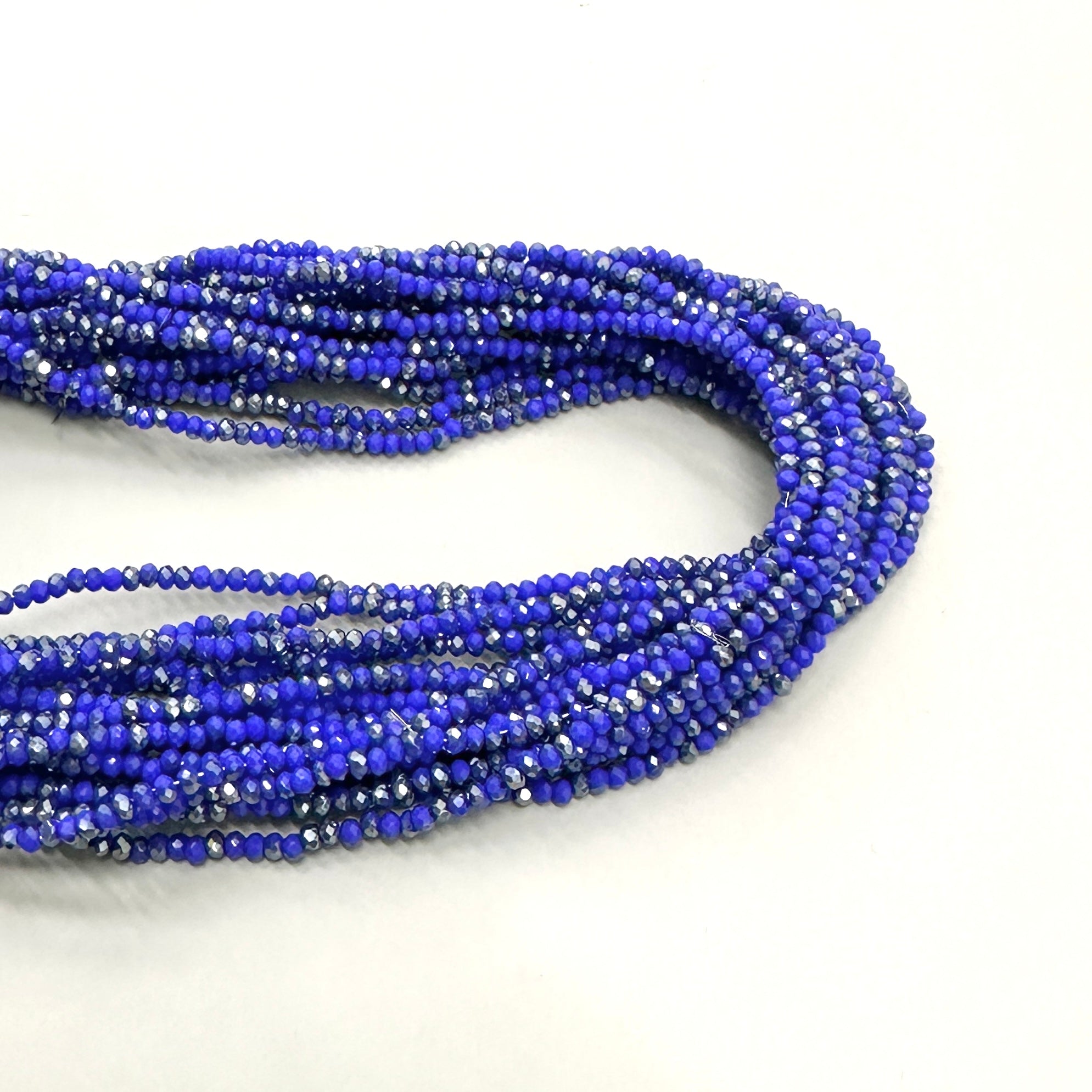 CRISTAL CHATO | 2.7MM | BICOLOR MATTE AZUL GRAFITO METALIZADO