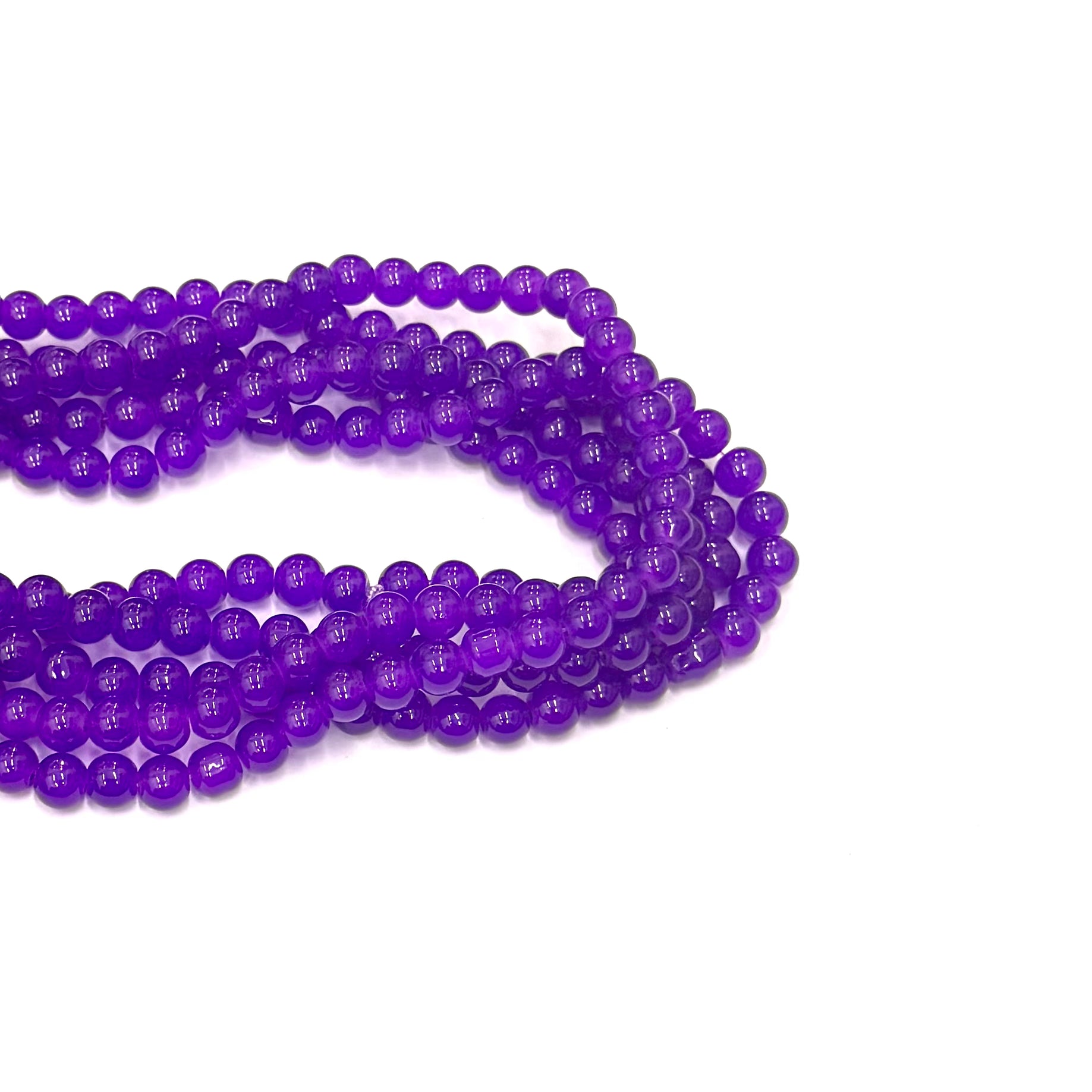 PERLA DE VIDRIO | MORADO TRASLÚCIDO