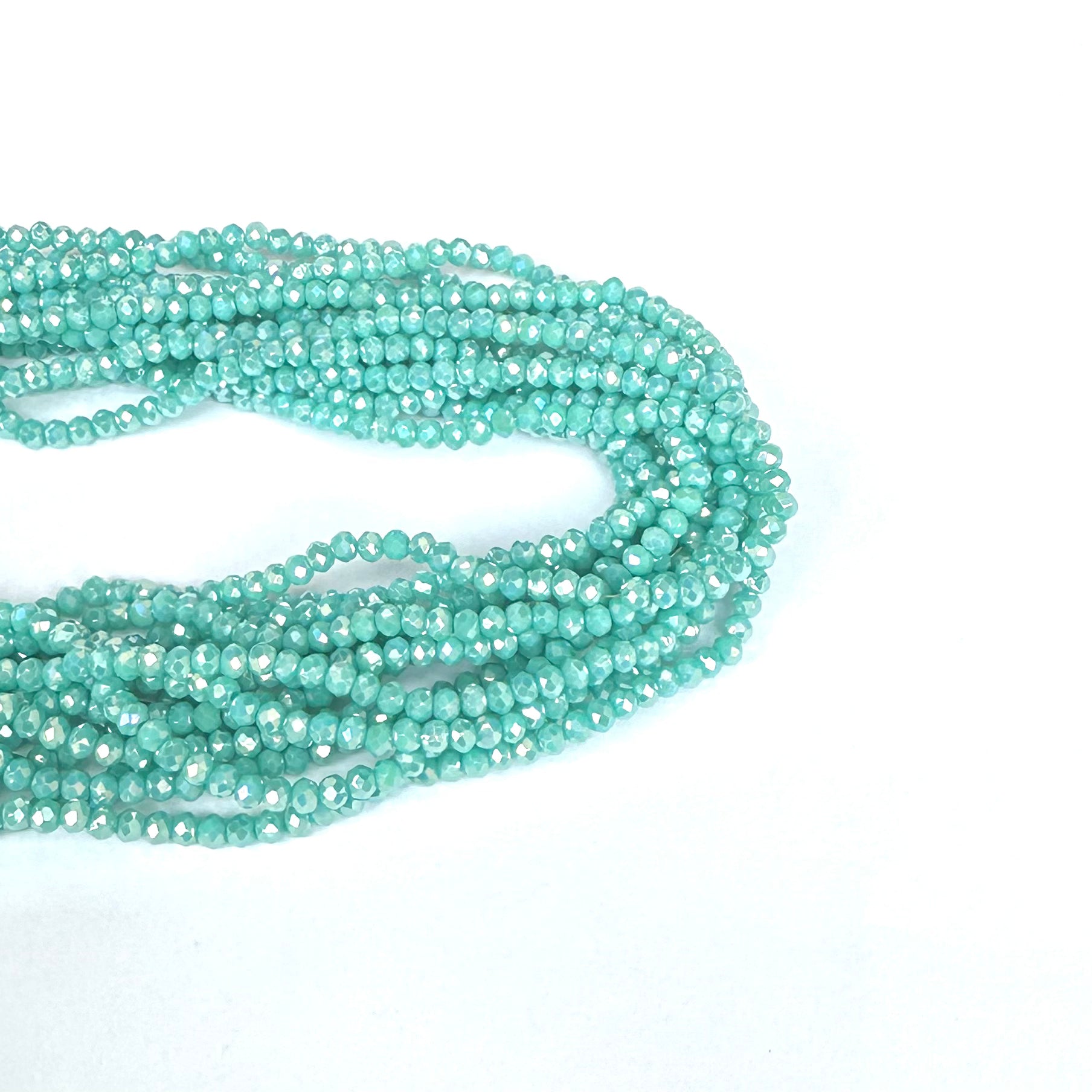 CRISTAL CHATO | VERDE TURQUESA MATTE TORNASOL