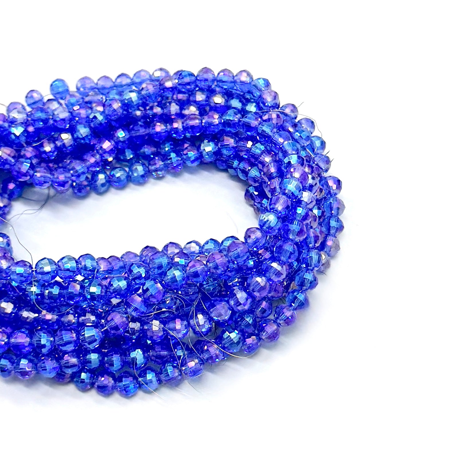 CRISTAL REDONDO | AZUL TRASLUCIDO TORNASOL