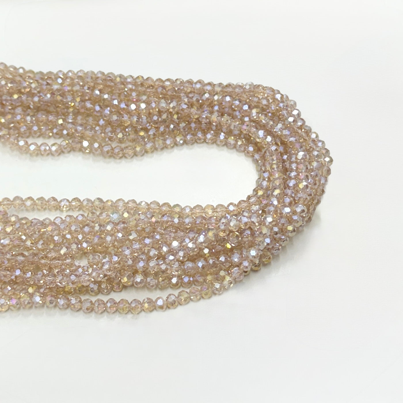 Cristal Chato | Tornasol Translucido BEIGE