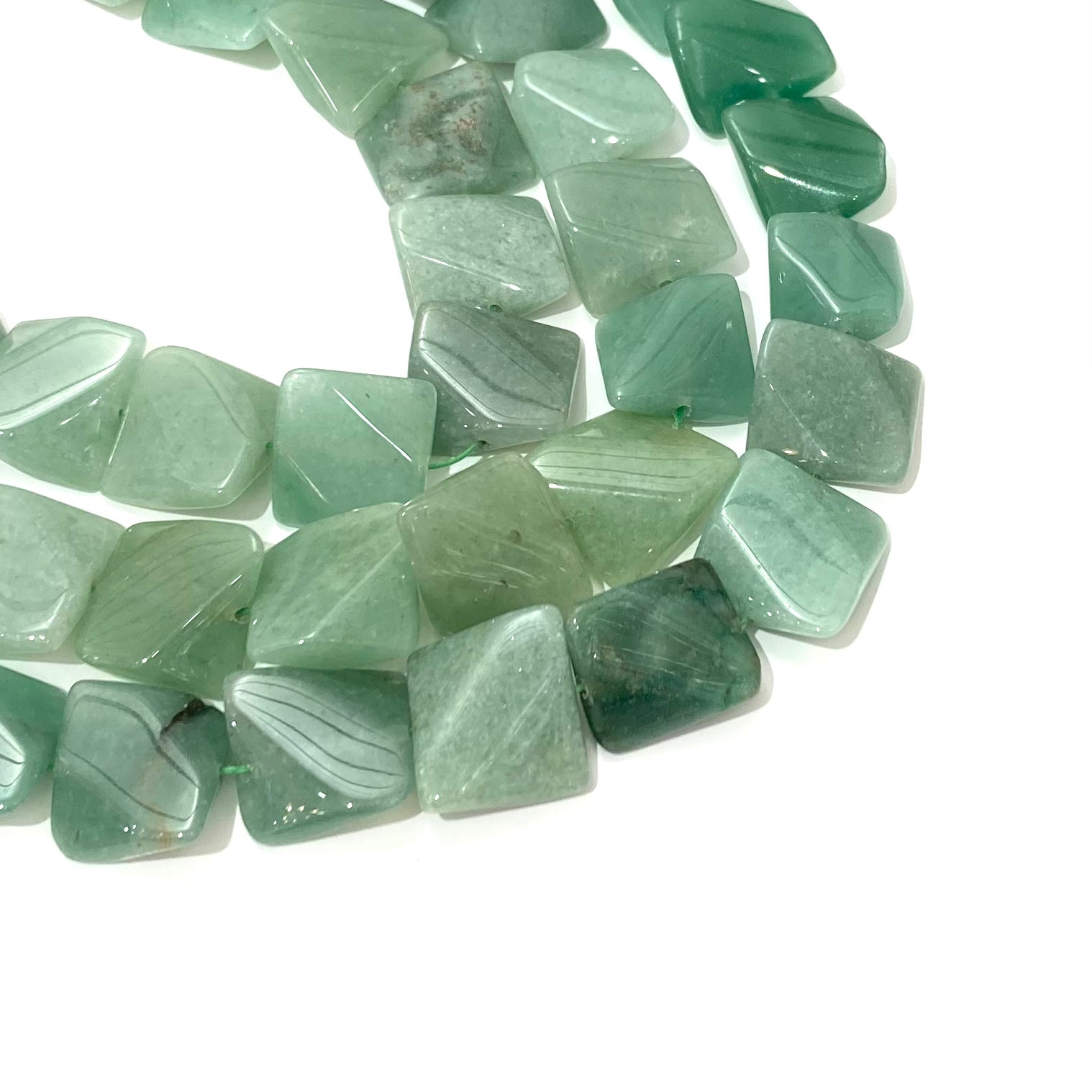 PIEDRA DE DISEÑO | JADE | CUADRADO IRREGULAR | 15X16MM[2-20J]