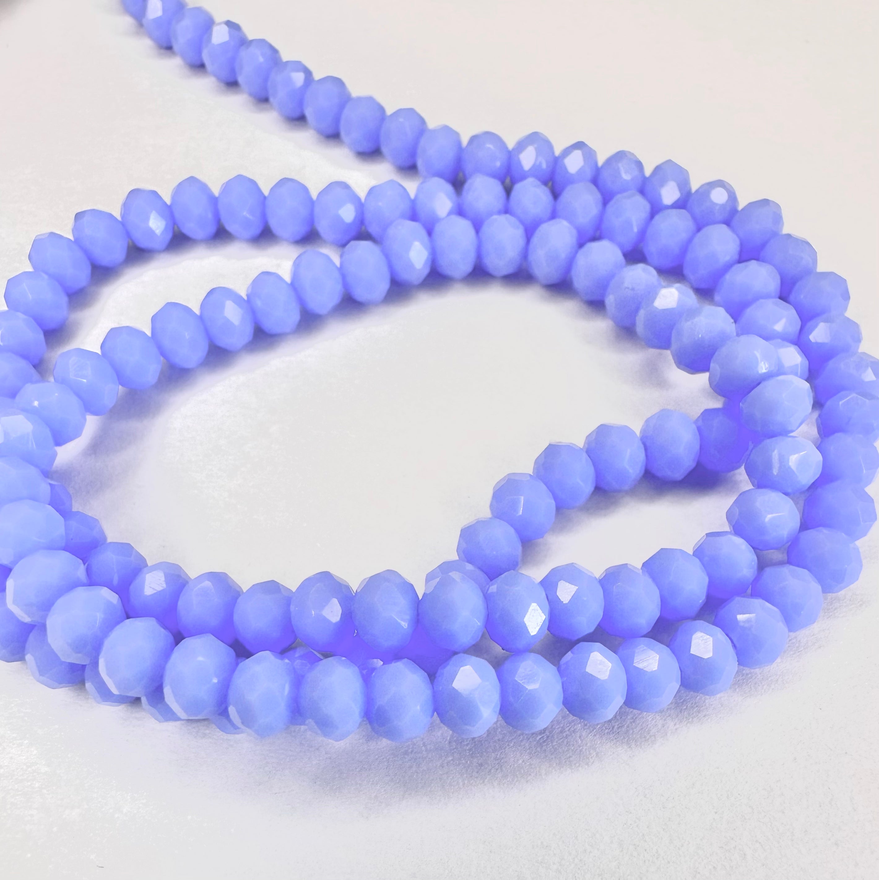 Cristal Chato | 4mm | MATTE LAVANDA[10-25A]