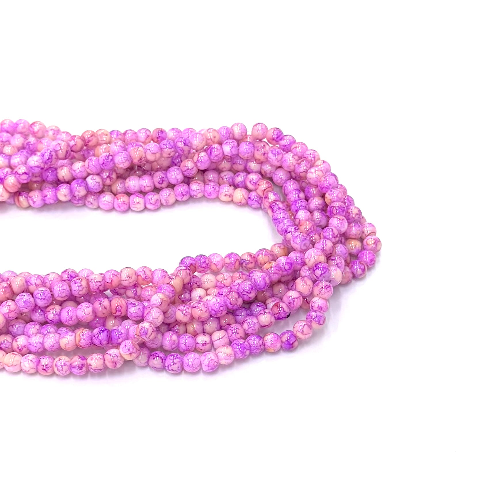 PERLA DE VIDRIO | MATIZADO | ROSADO - AMARILLO