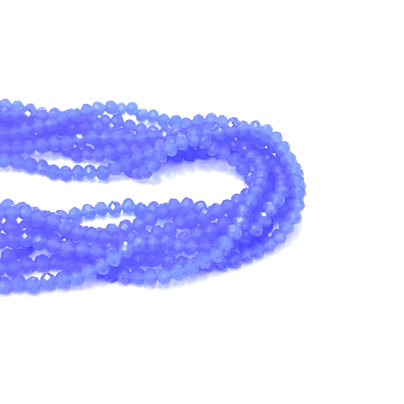 Cristal Chato | 6MM | Opalescente Azul Lavanda