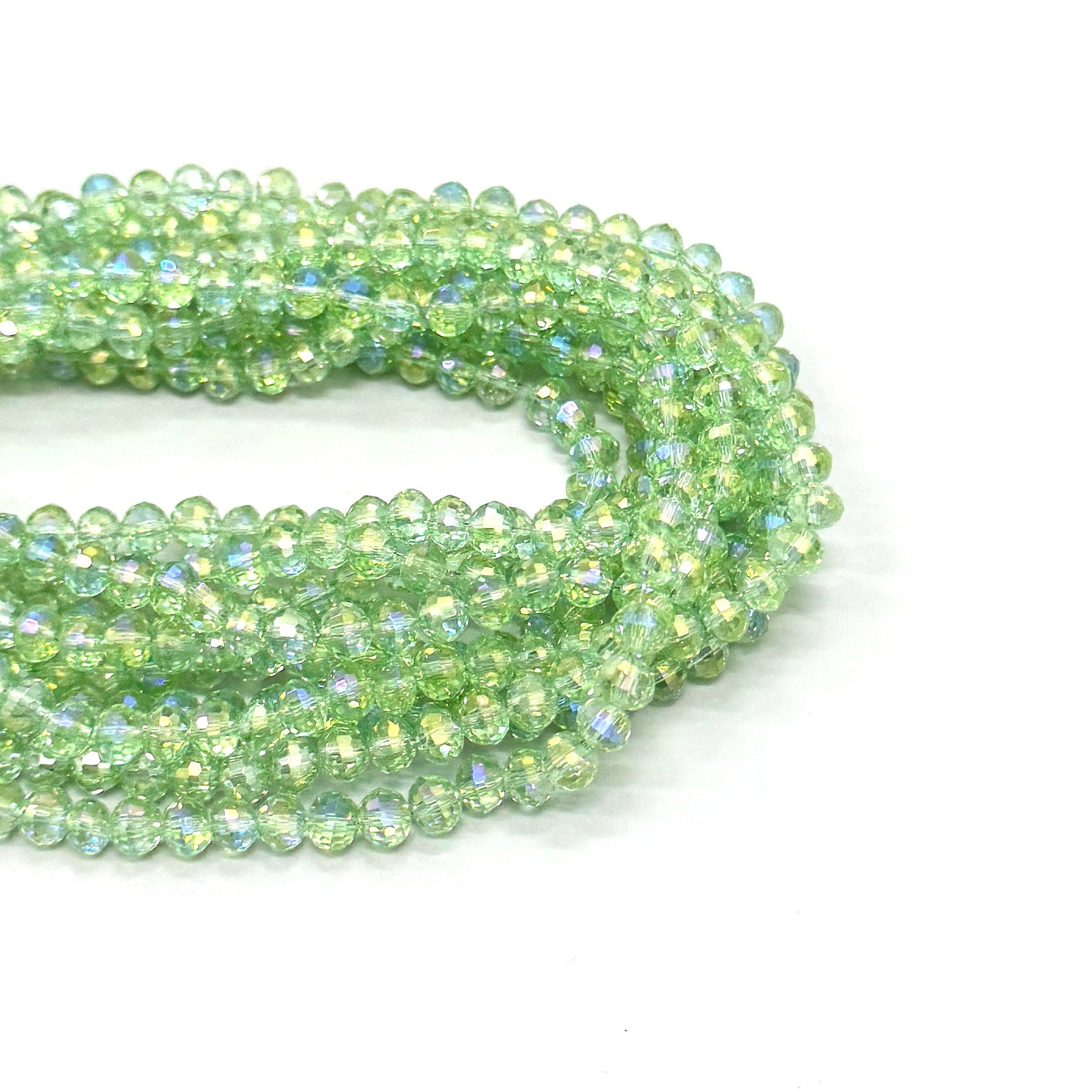 CRISTAL REDONDO | VERDE CALRO TRASLUCIDO TORNASOL
