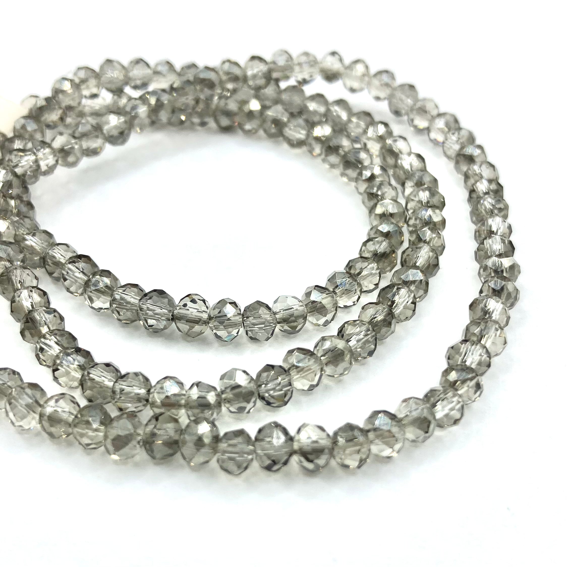 Cristal Chato | 4mm | Traslucido Gris(22-21W)[10-43A]