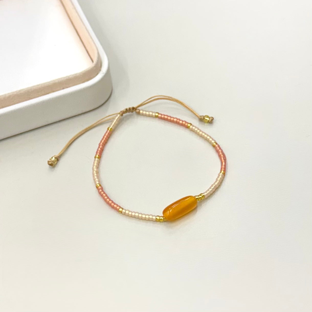 PULSERA ACRILICO NARANJA | LUNAM