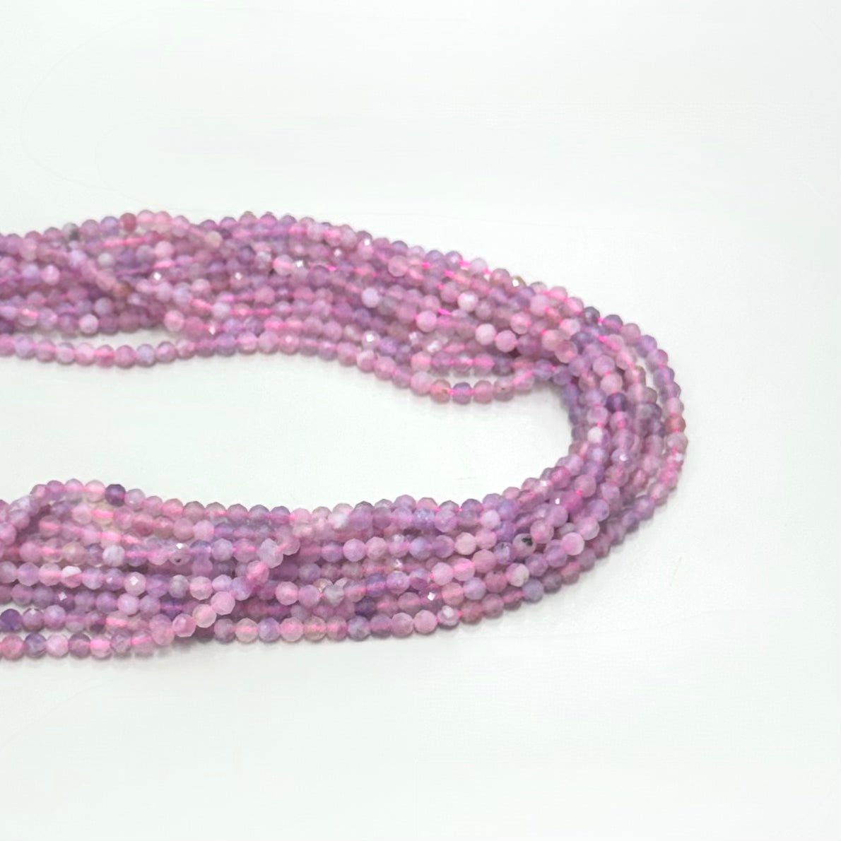 PIEDRAS NATURALES | MINI | MIX CUARZO ROSADO Y AMATISTA | 3.3MM