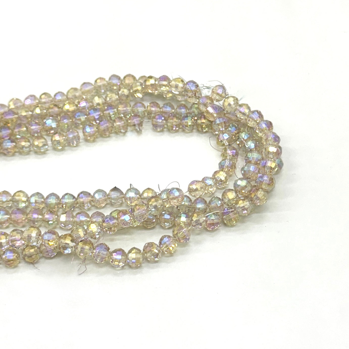 CRISTAL REDONDO | BEIGE TRASLUCIDO TORNASOL