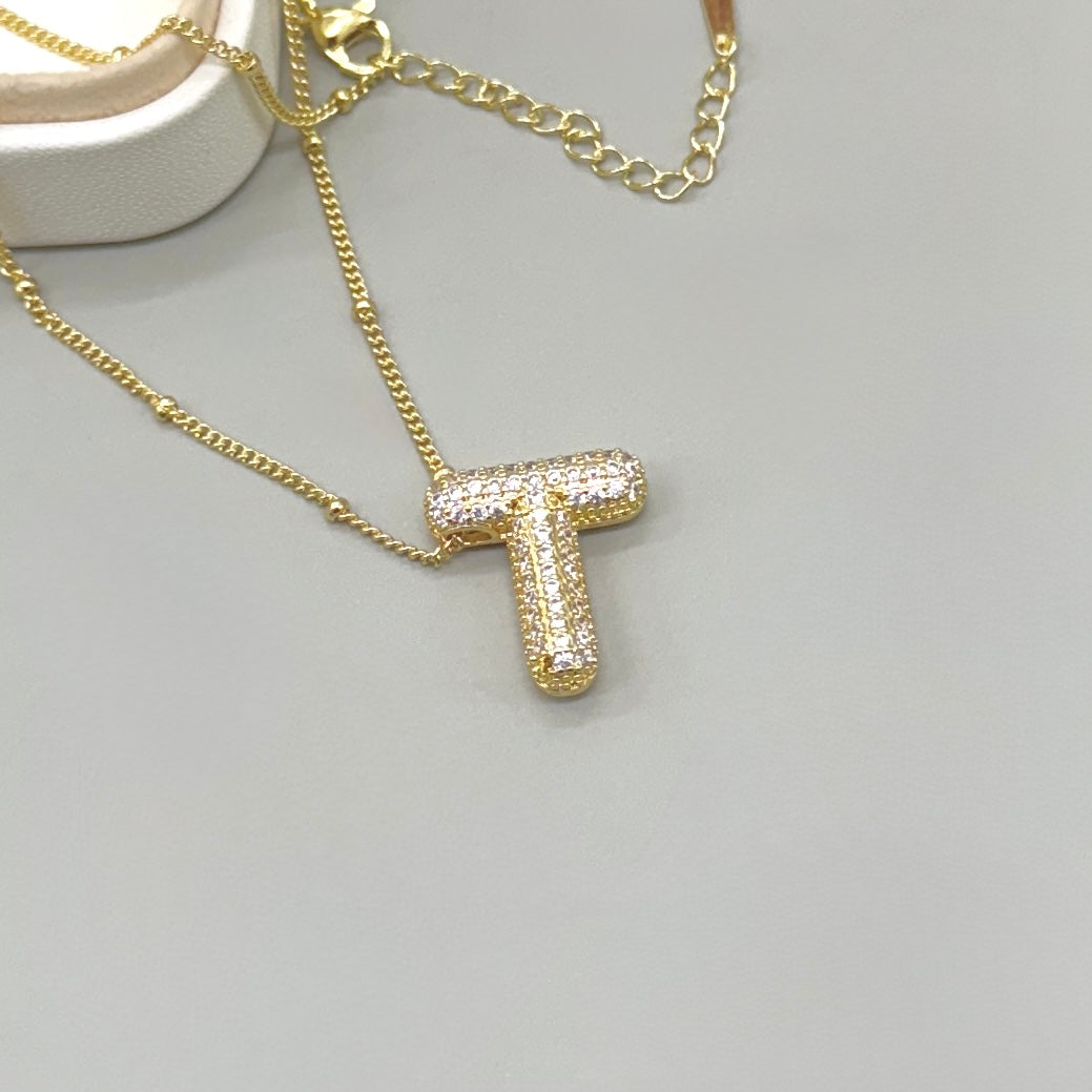 COLLAR | CADENA CON BOLITA Y LETRA