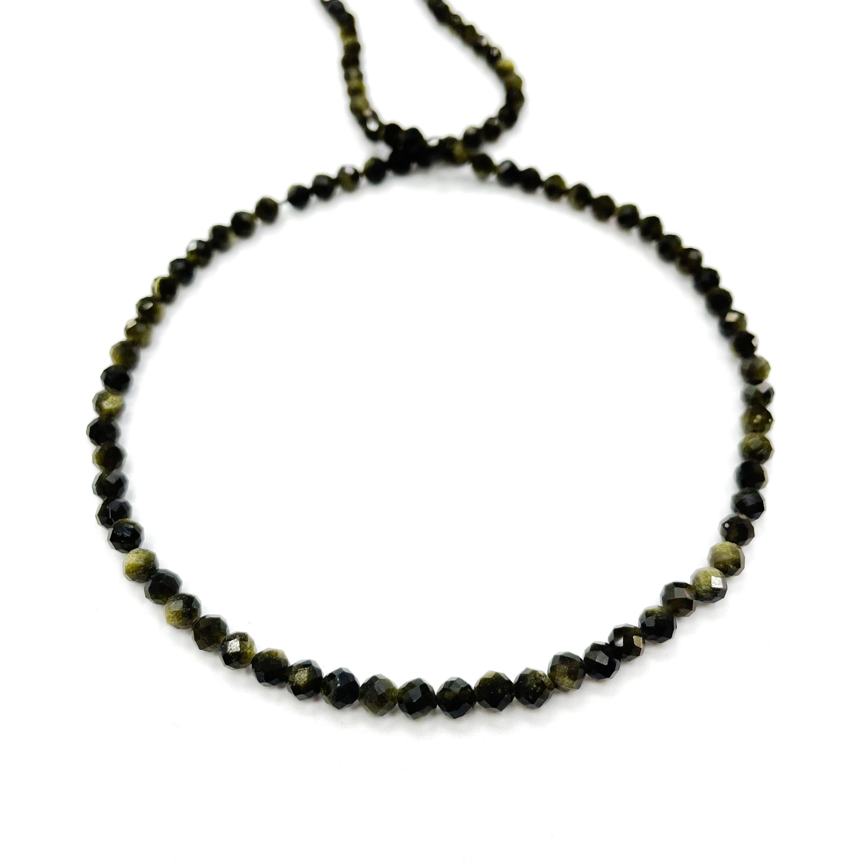 PIEDRAS NATURALES | MINI | OBSIDIANA GOLD | 3.5MM