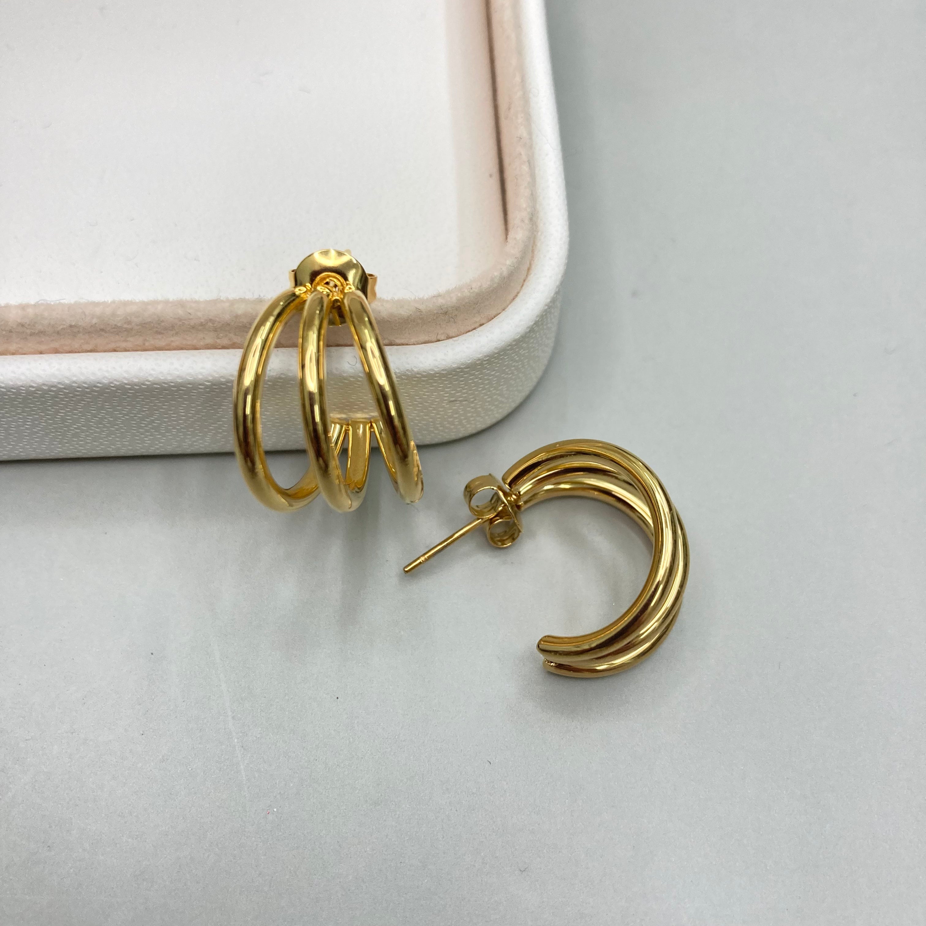 AROS | ARGOLLA CON TRES LINEAS