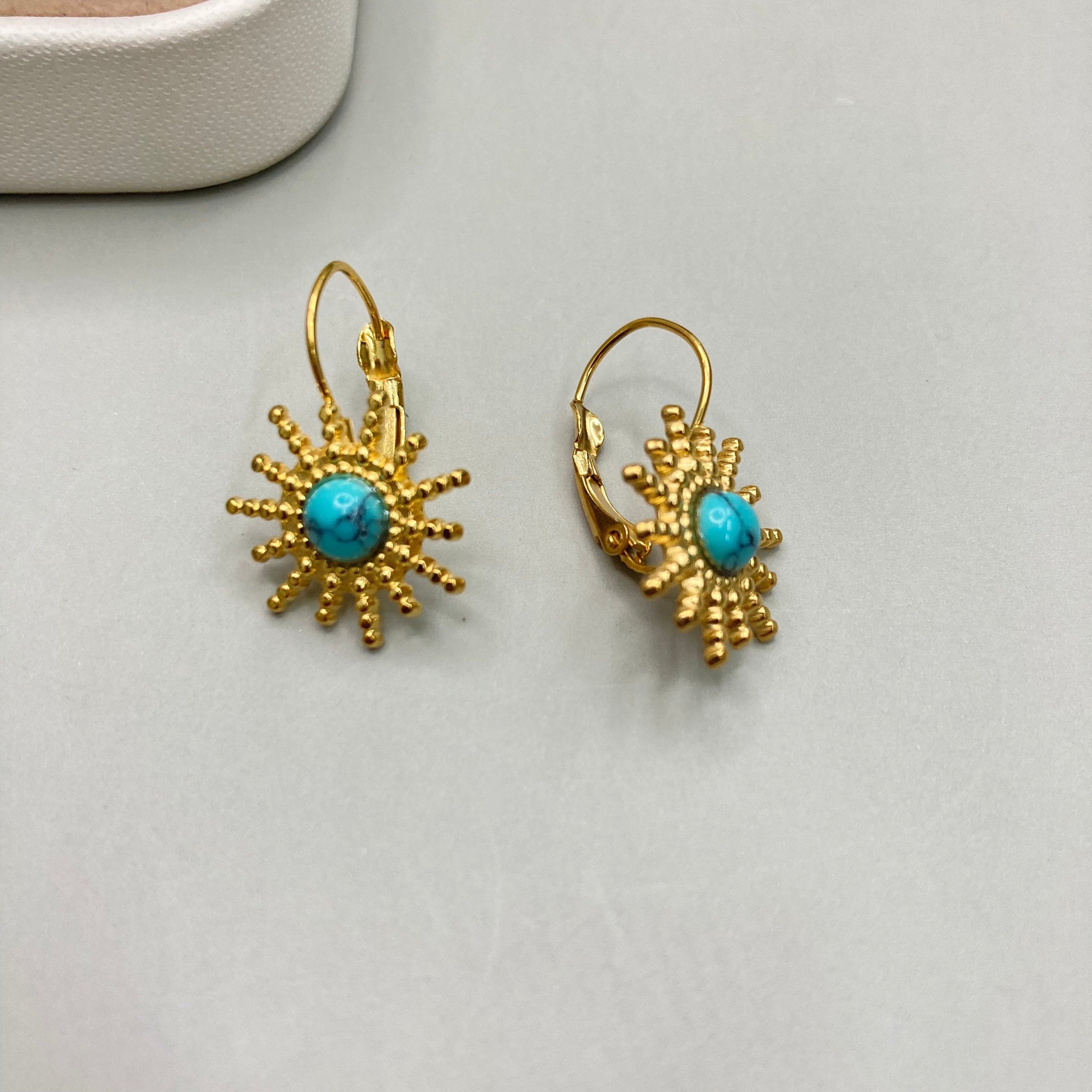 AROS | DISEÑO SOL Y PIEDRA TURQUESA