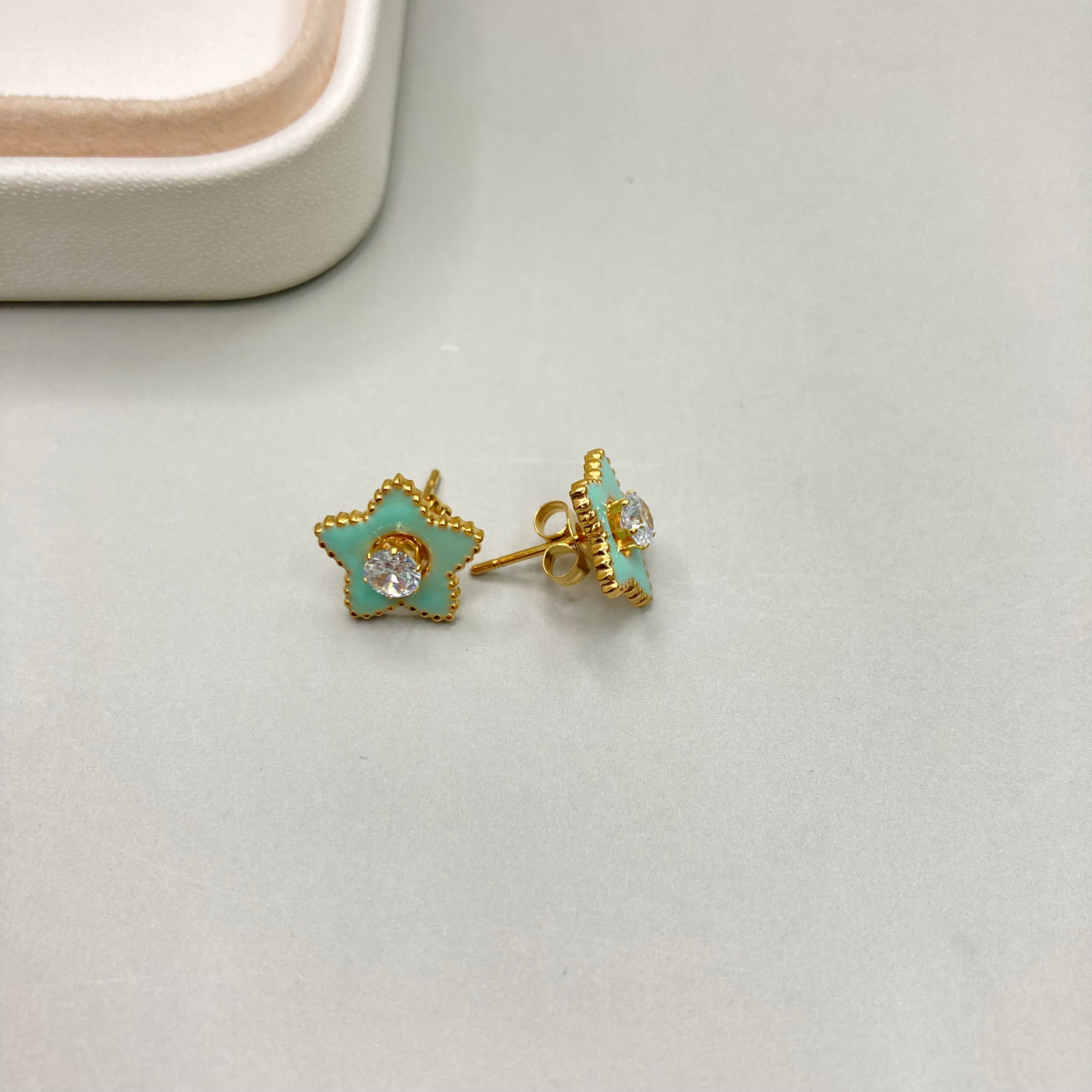 AROS | DISEÑO ESTRELLA VERDE AGUA