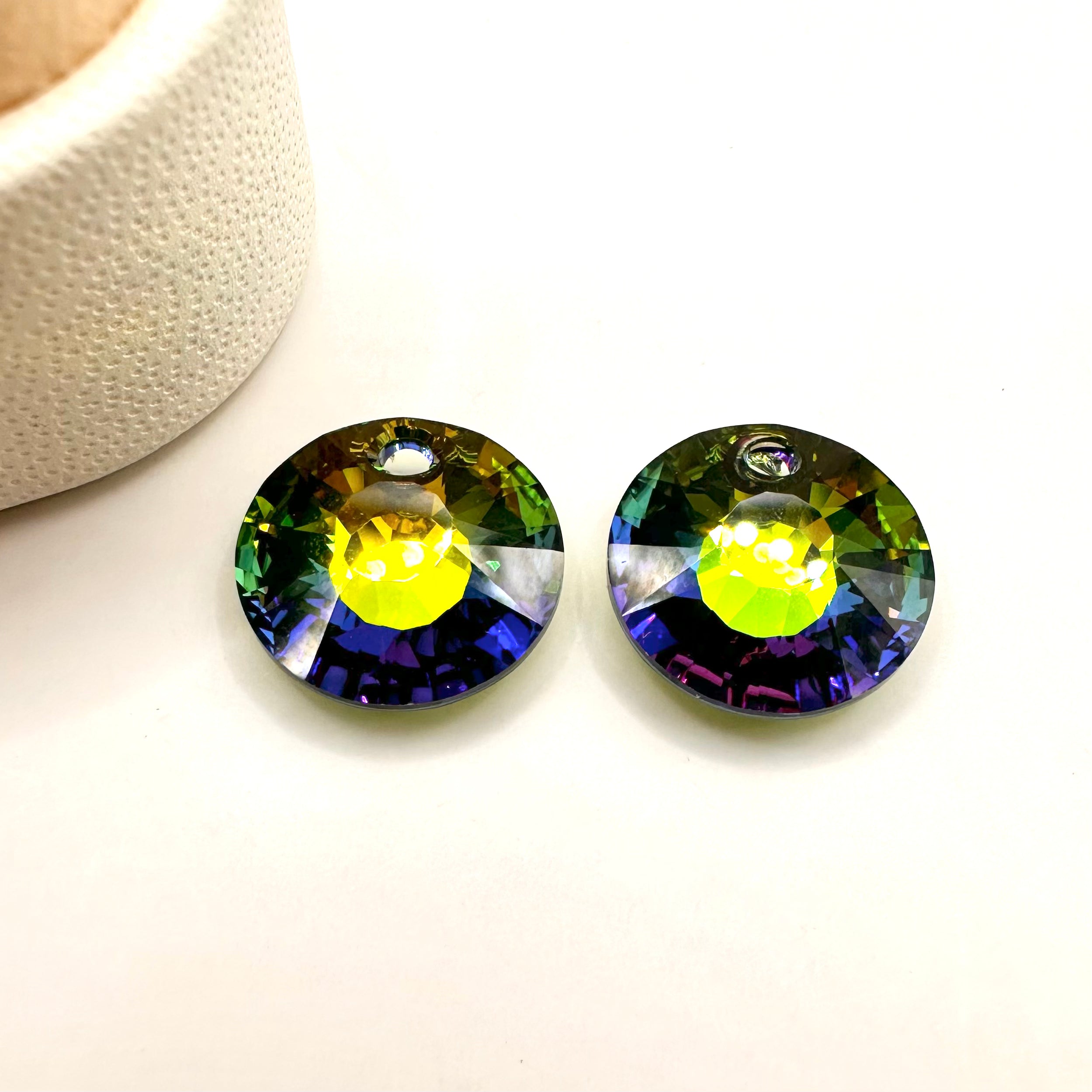 SWAROVSKI CRYSTALS | COLGANTE CIRCULO 12MM