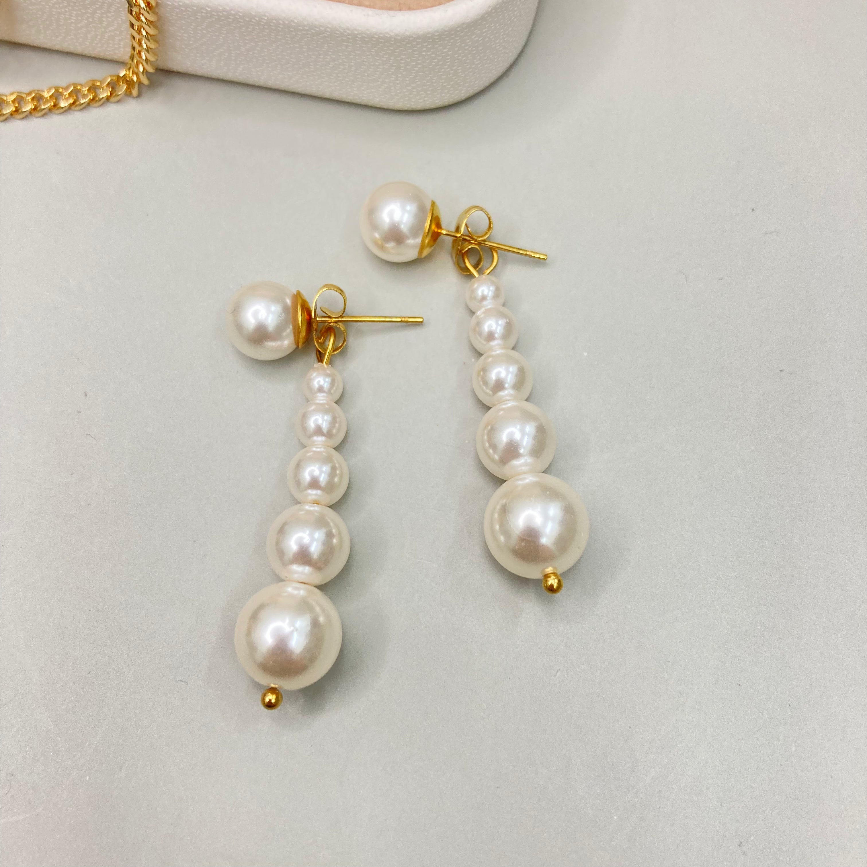 AROS | PERLAS COLGANTES DOBLE USO