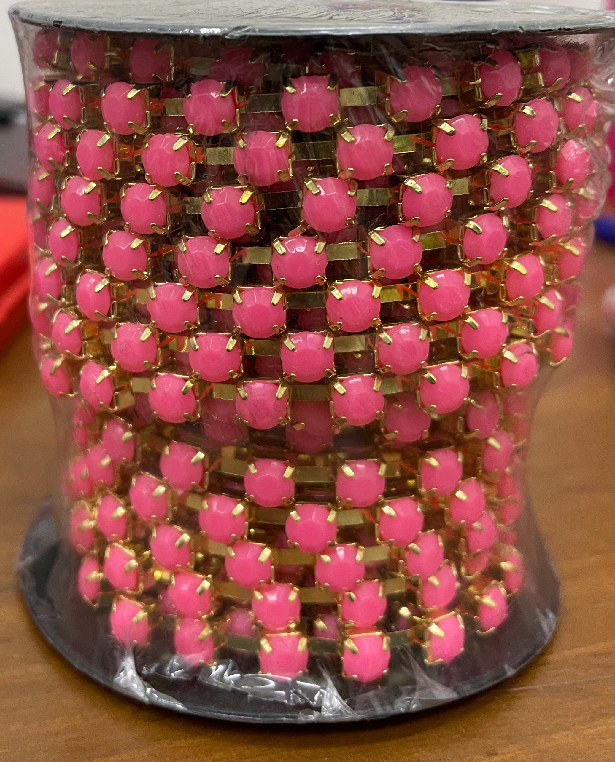 ROLLO STRASS | 6X6 | ROSADO