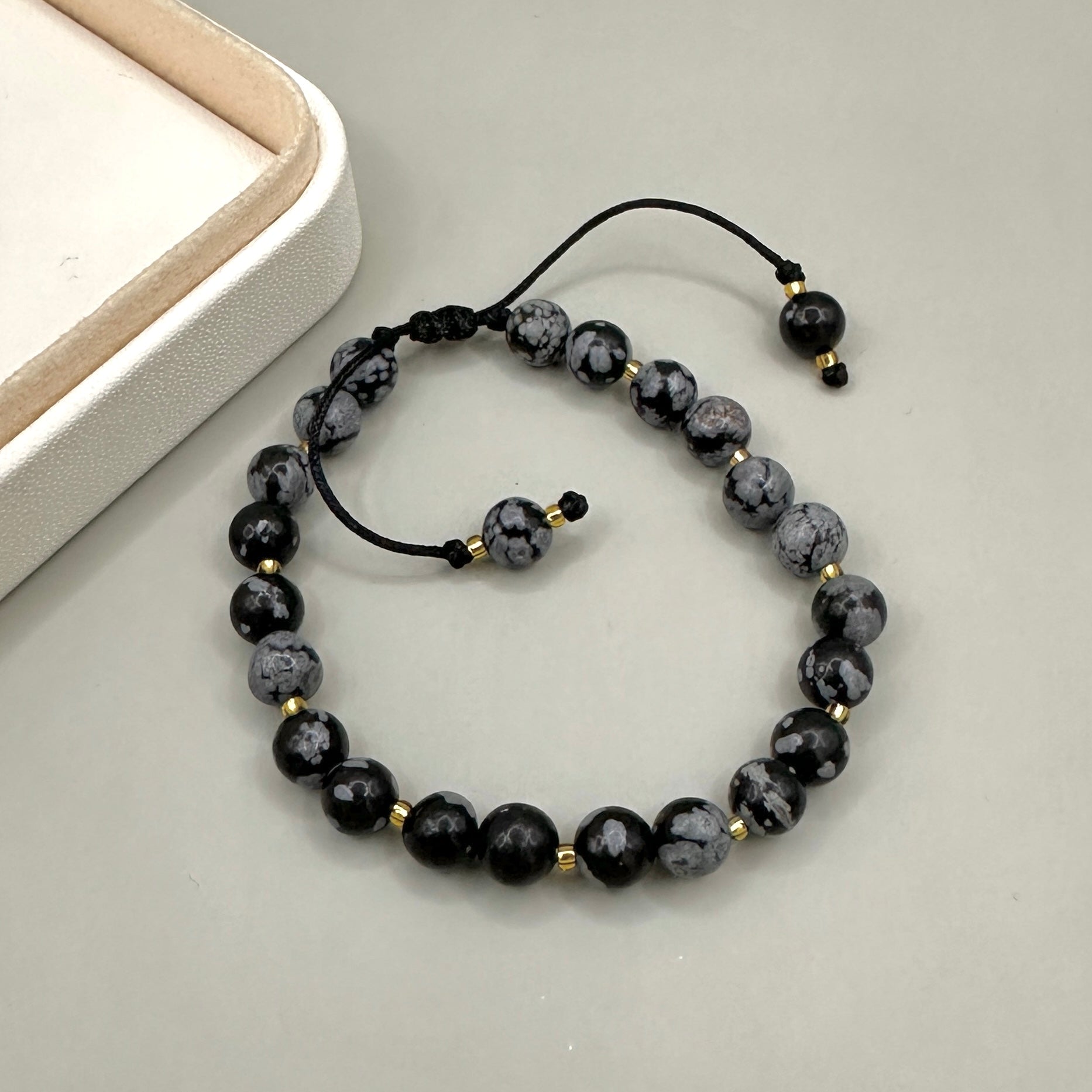 PULSERA OBSIDIANA NEVADA | LUNAM