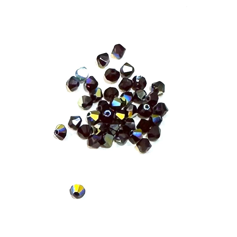 Bead Swarovski Crystals | 4mm | C7 SMT #241 | 25u | Rojo Semi Tornasol