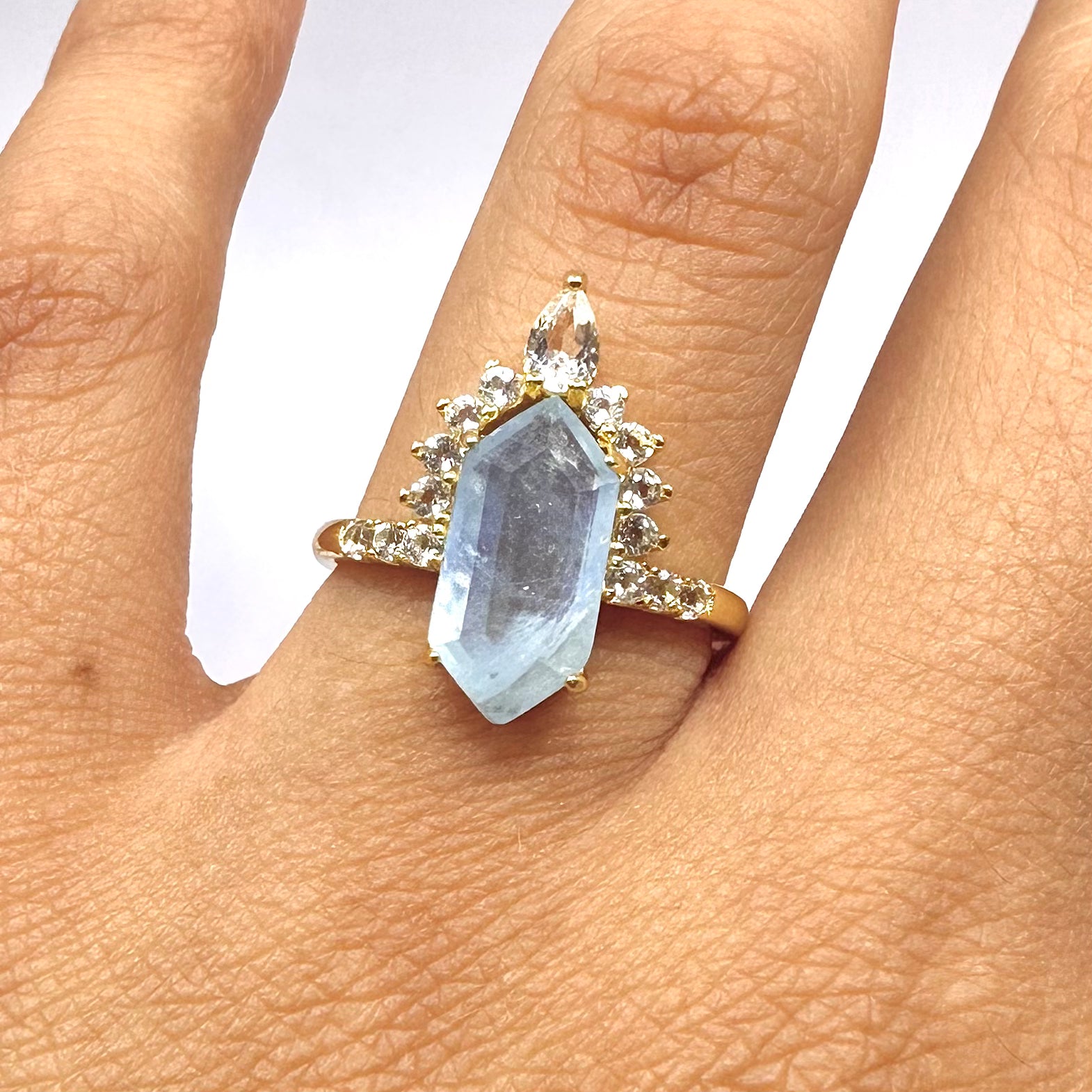 ANILLO DUQUESA | BAÑO DE ORO 14K