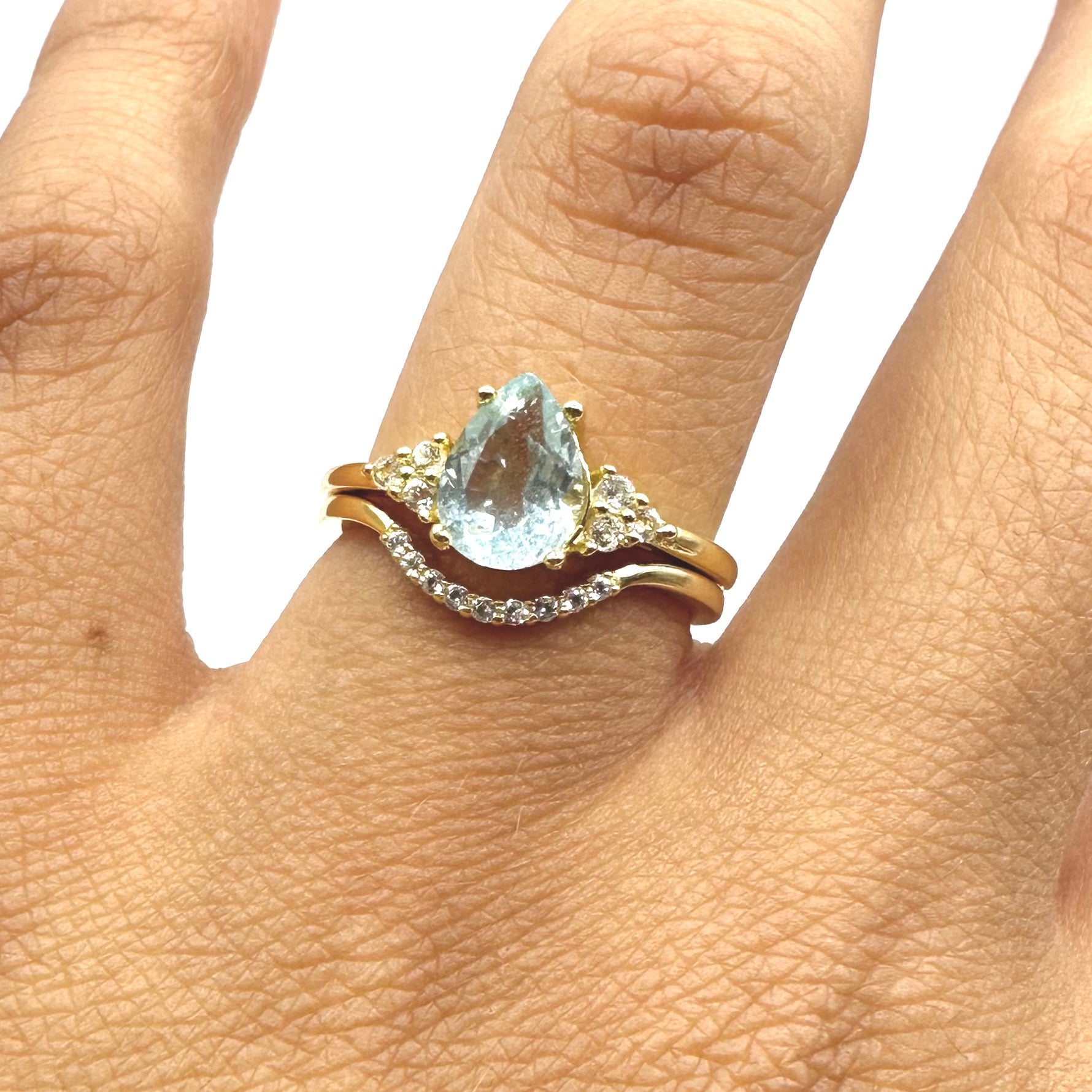 ANILLO GOTA DE AMOR | BAÑO DE ORO 14K