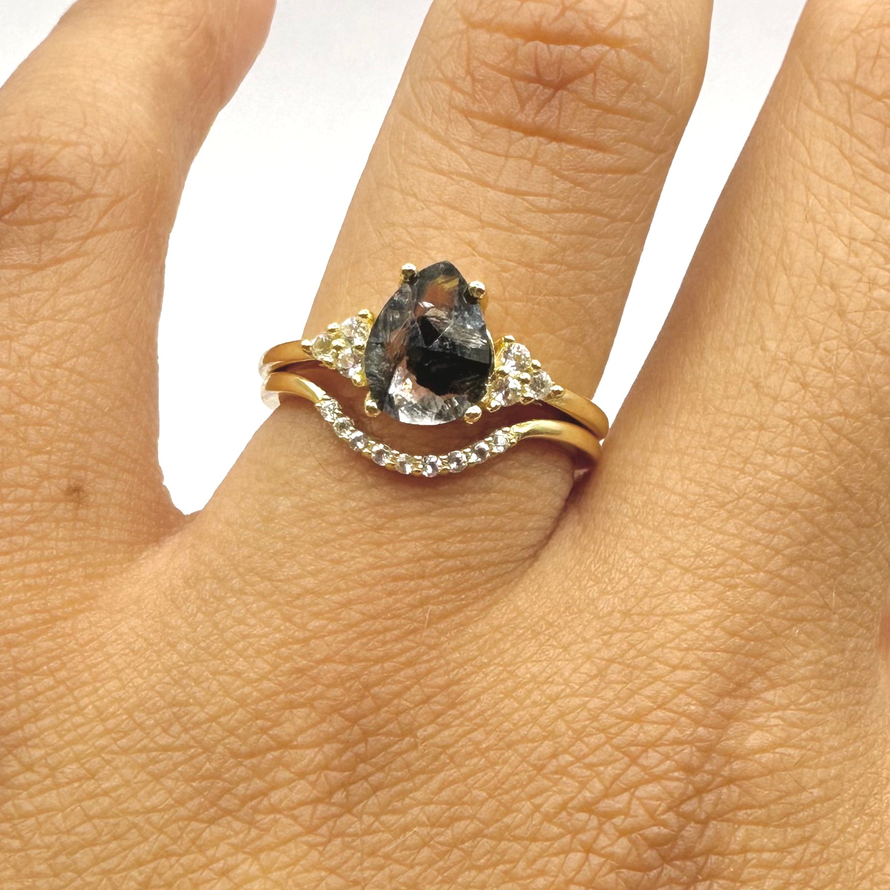 ANILLO GOTA DE AMOR | BAÑO DE ORO 14K