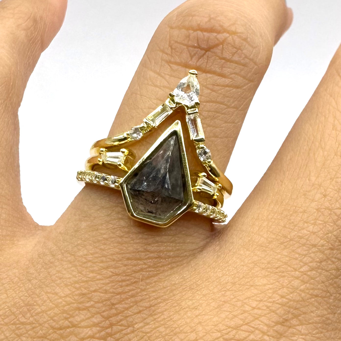 ANILLO CASTILLO | BAÑO DE ORO 14K