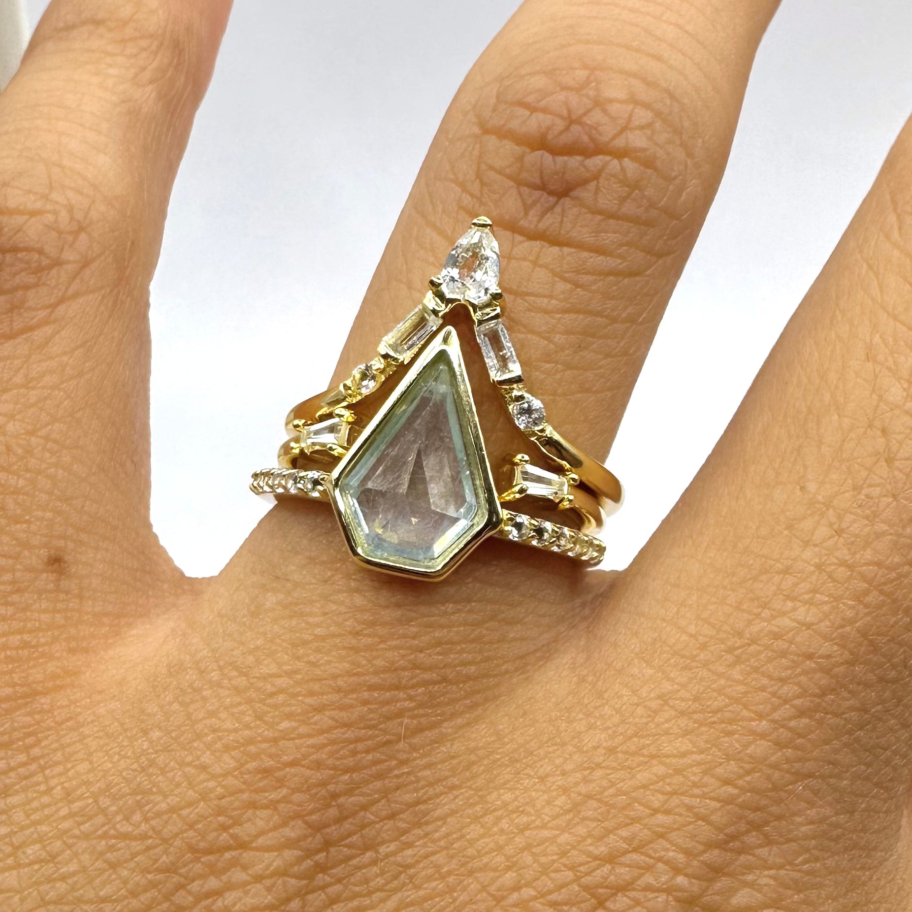 ANILLO CASTILLO | BAÑO DE ORO 14K