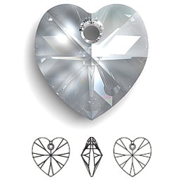 SWAROVSKI COLGANTE | CORAZON 10MM | XILION HEART PENDANT (C1)