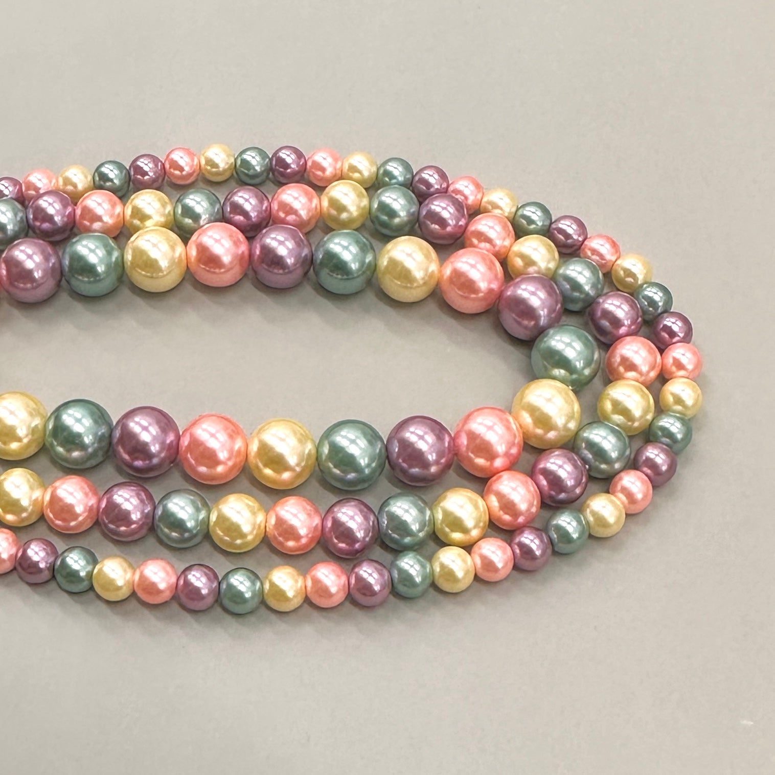 PERLA SHELL | AMARILLO VERDE LILA ROSA