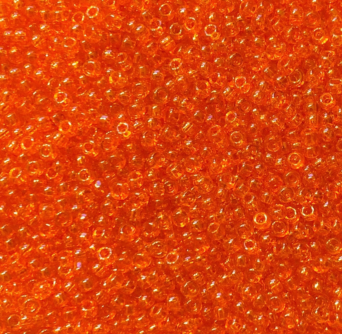 MIYUKI ROUND ROCAILLES 15/0 | 164RR | NARANJA TRASLUCIDO SATIN